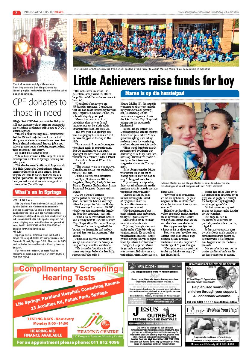 Springs Advertiser 23 June 2022 page 10