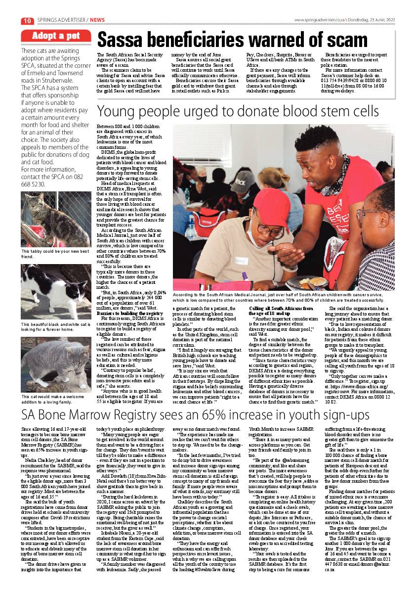 Springs Advertiser 23 June 2022 page 12