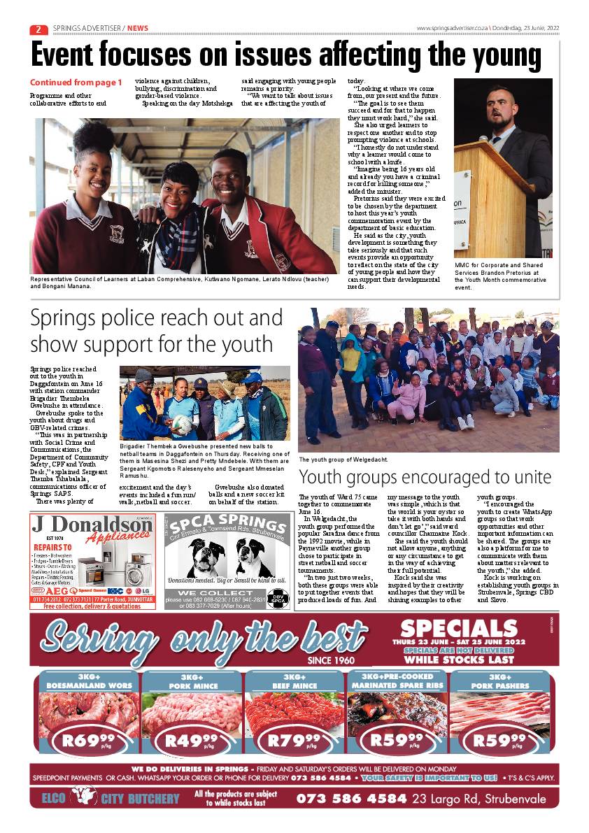 Springs Advertiser 23 June 2022 page 4