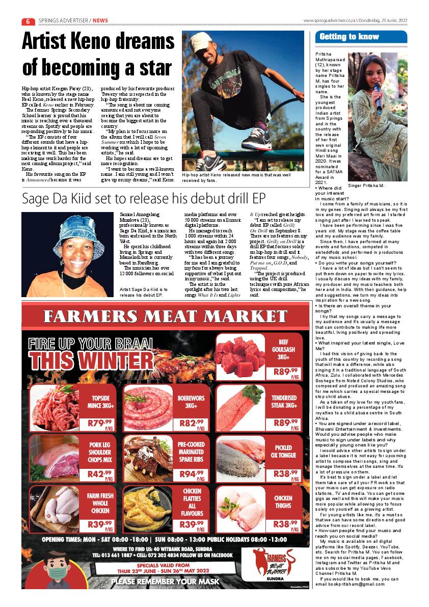 Springs Advertiser 23 June 2022 page 8