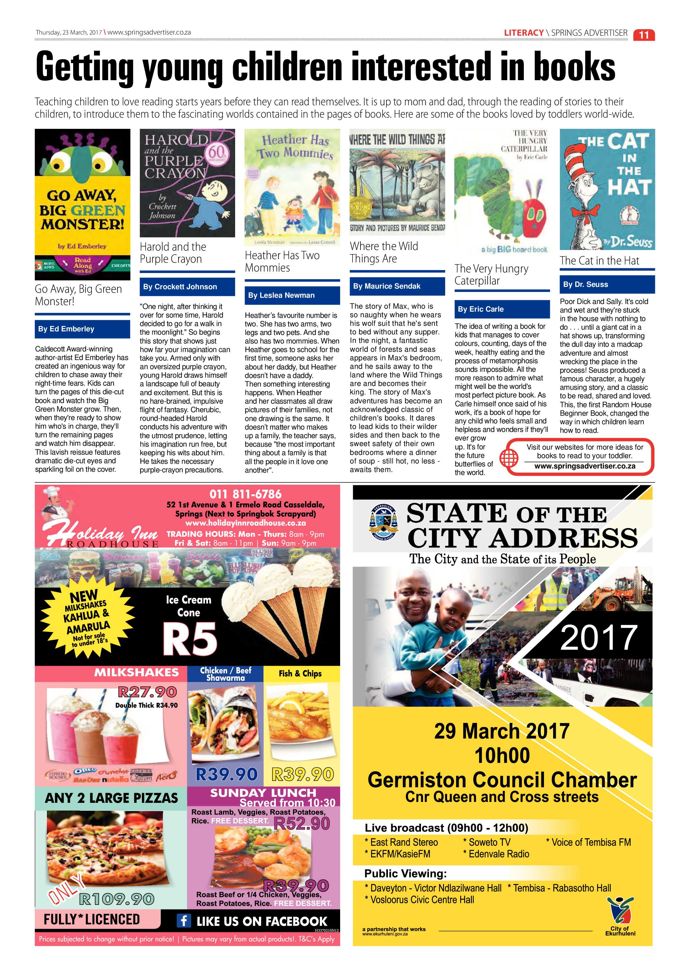 Springs Advertiser 23 March 2017 page 11