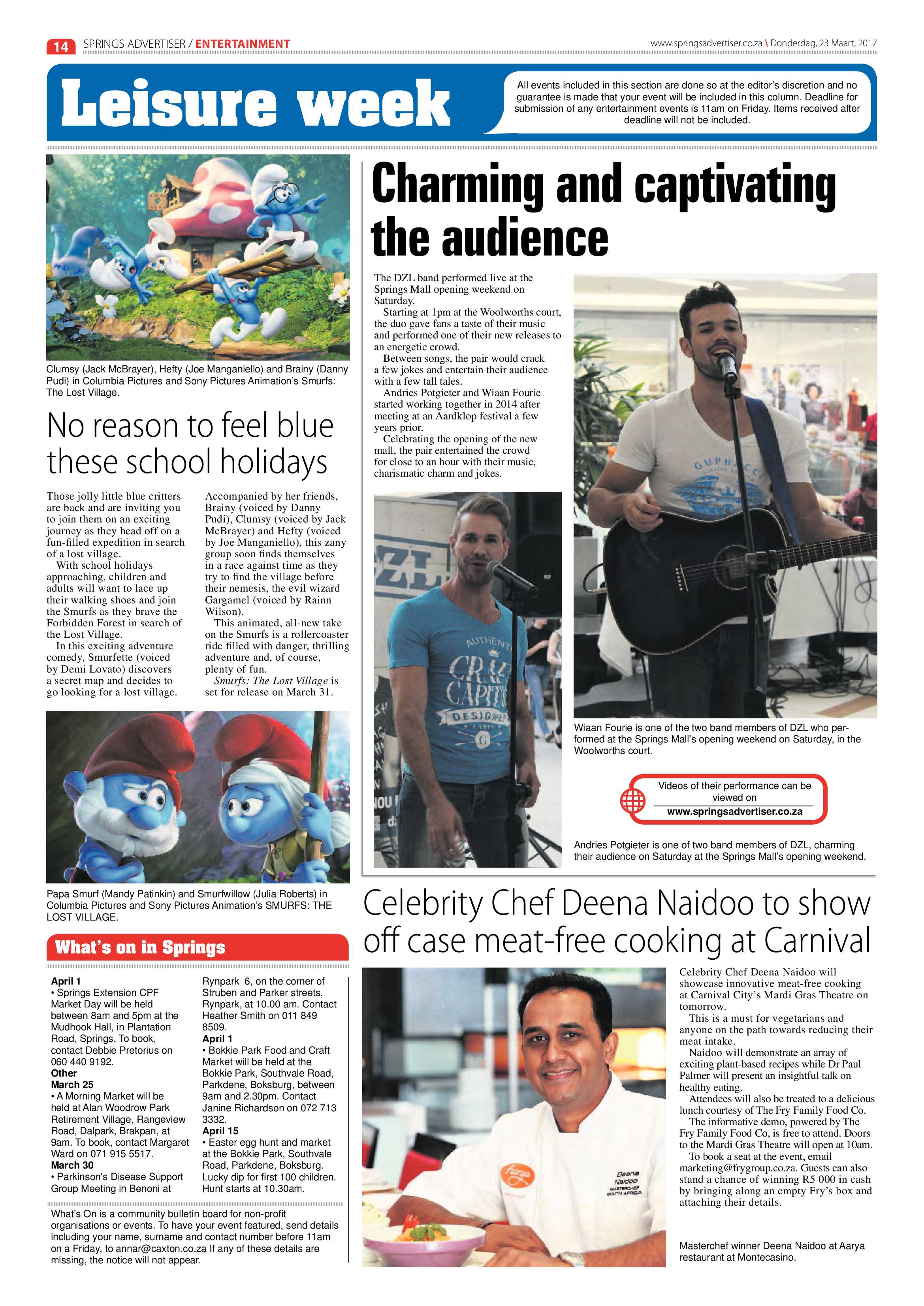 Springs Advertiser 23 March 2017 page 14