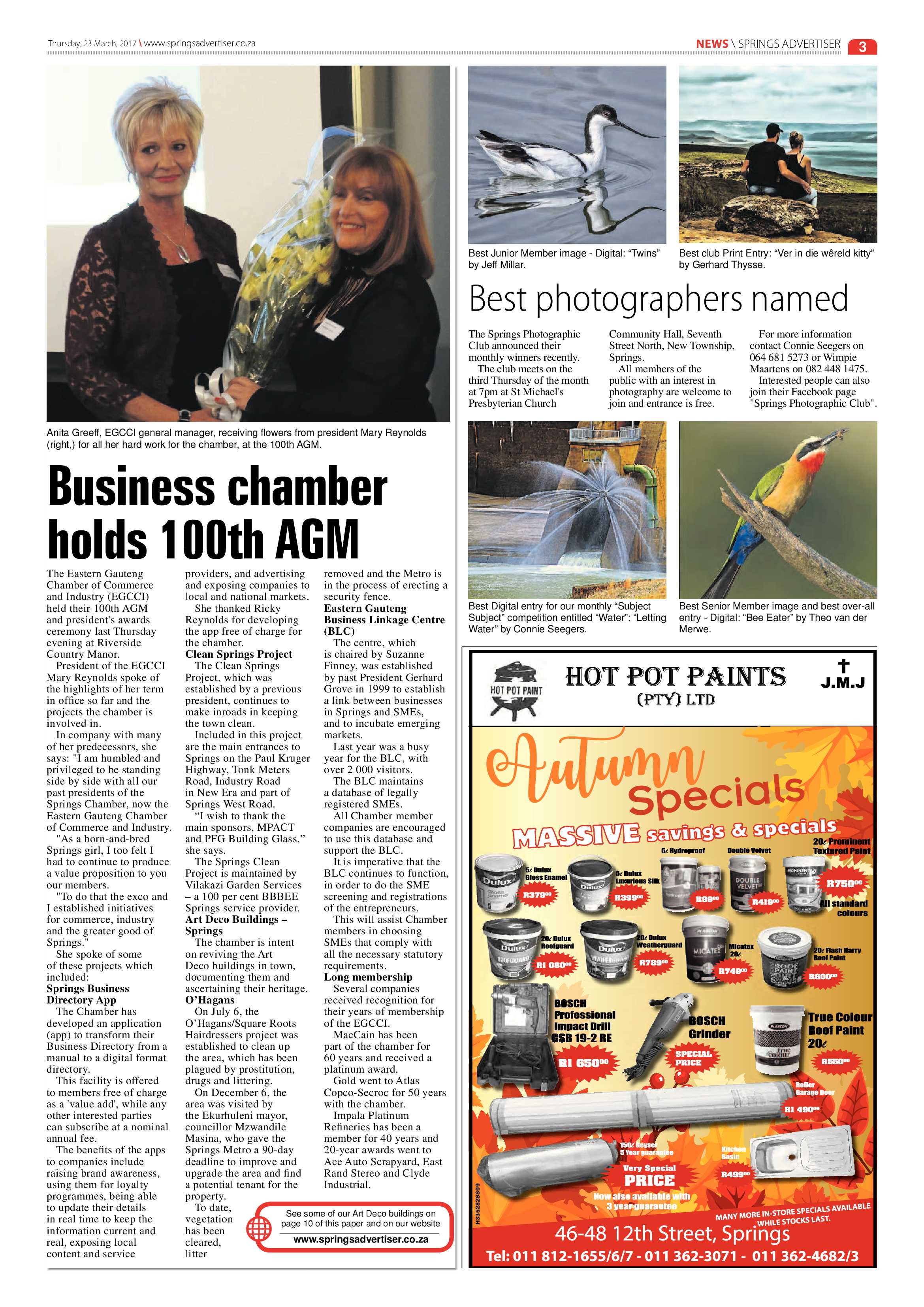 Springs Advertiser 23 March 2017 page 3