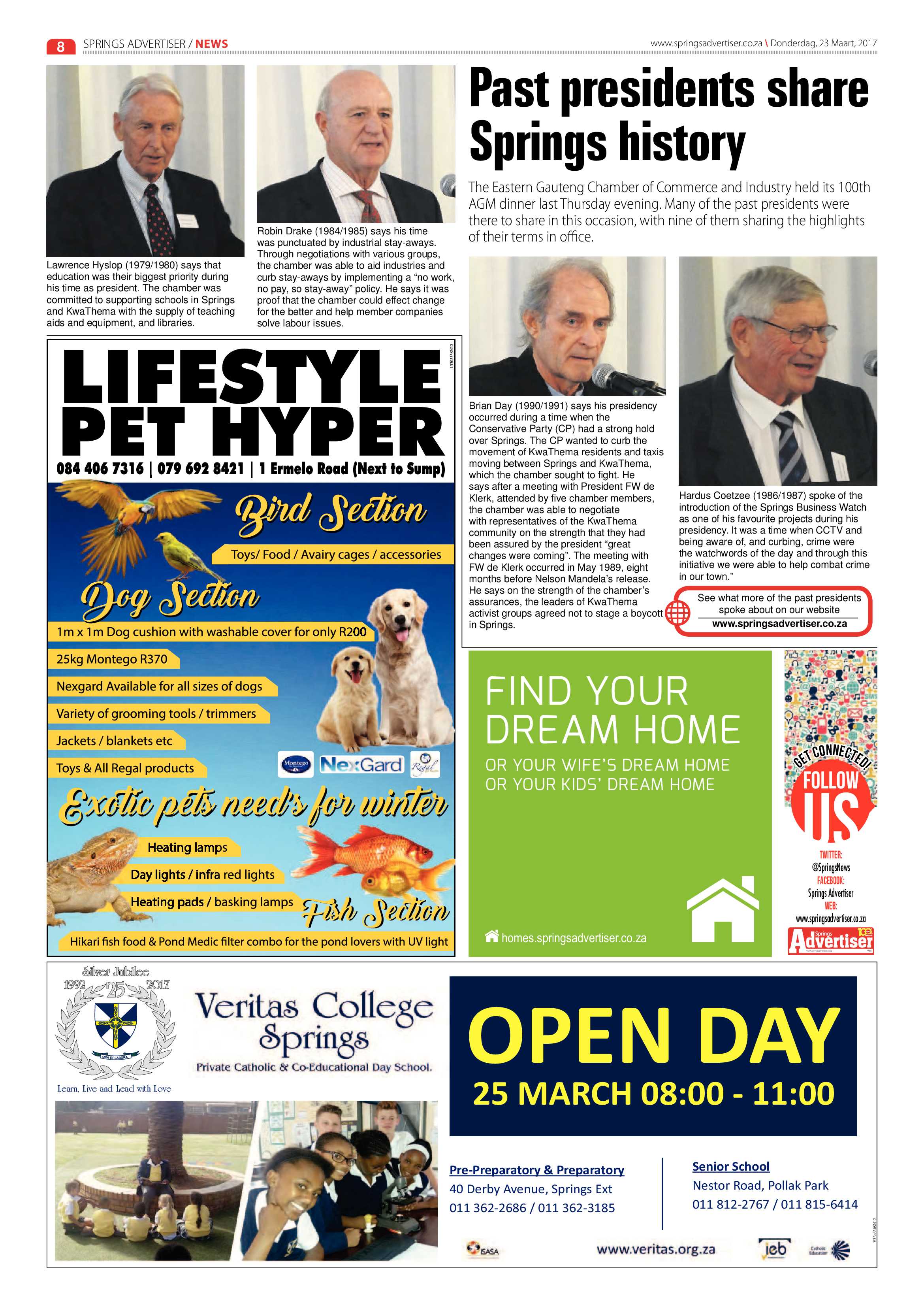 Springs Advertiser 23 March 2017 page 8