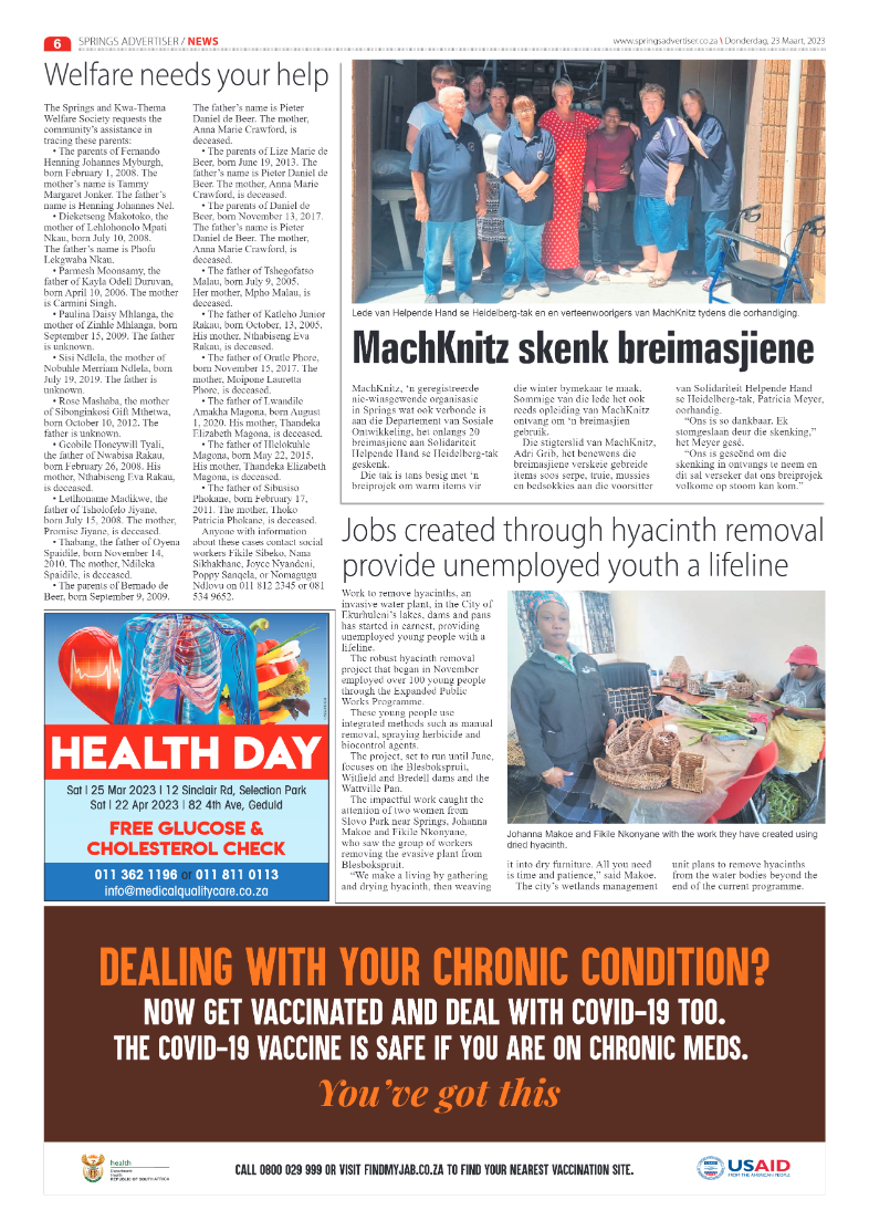 Springs Advertiser 23 March 2023 page 8