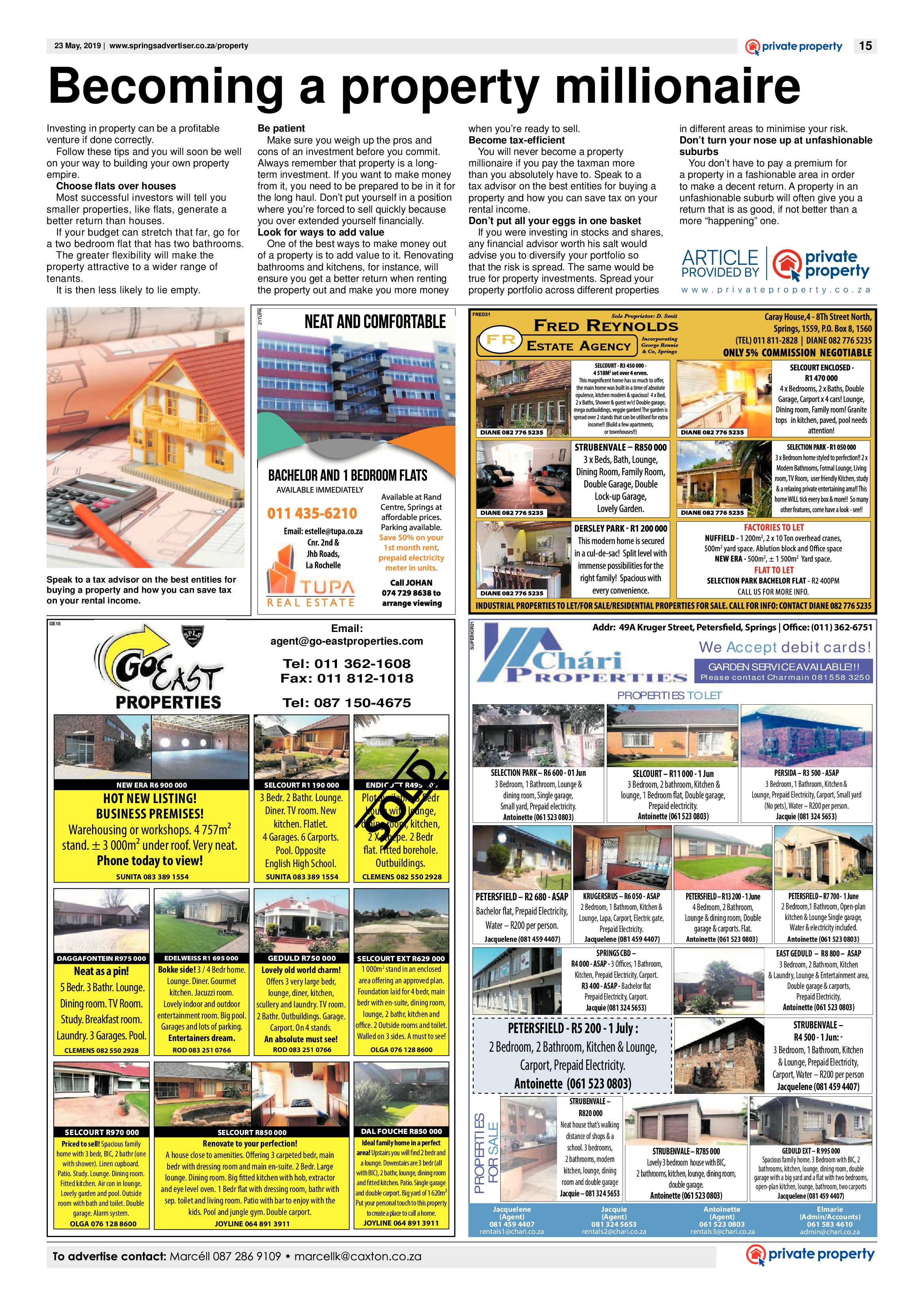 Springs Advertiser 23 May 2019 page 15