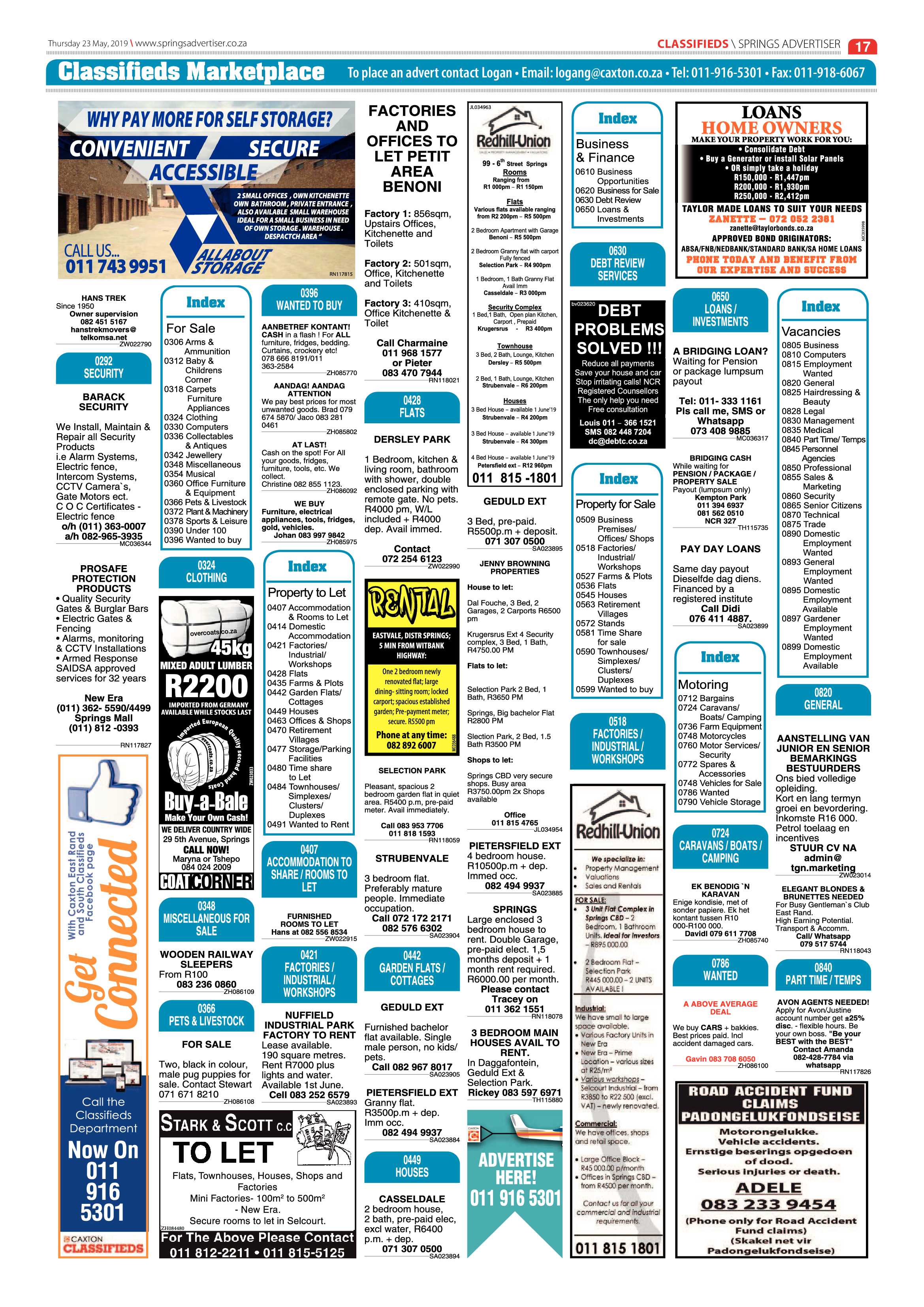 Springs Advertiser 23 May 2019 page 17