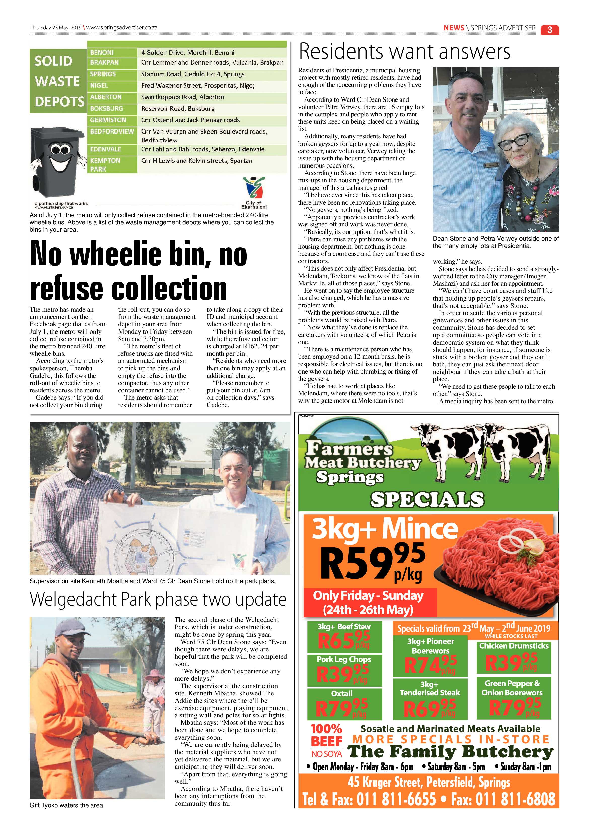 Springs Advertiser 23 May 2019 page 3