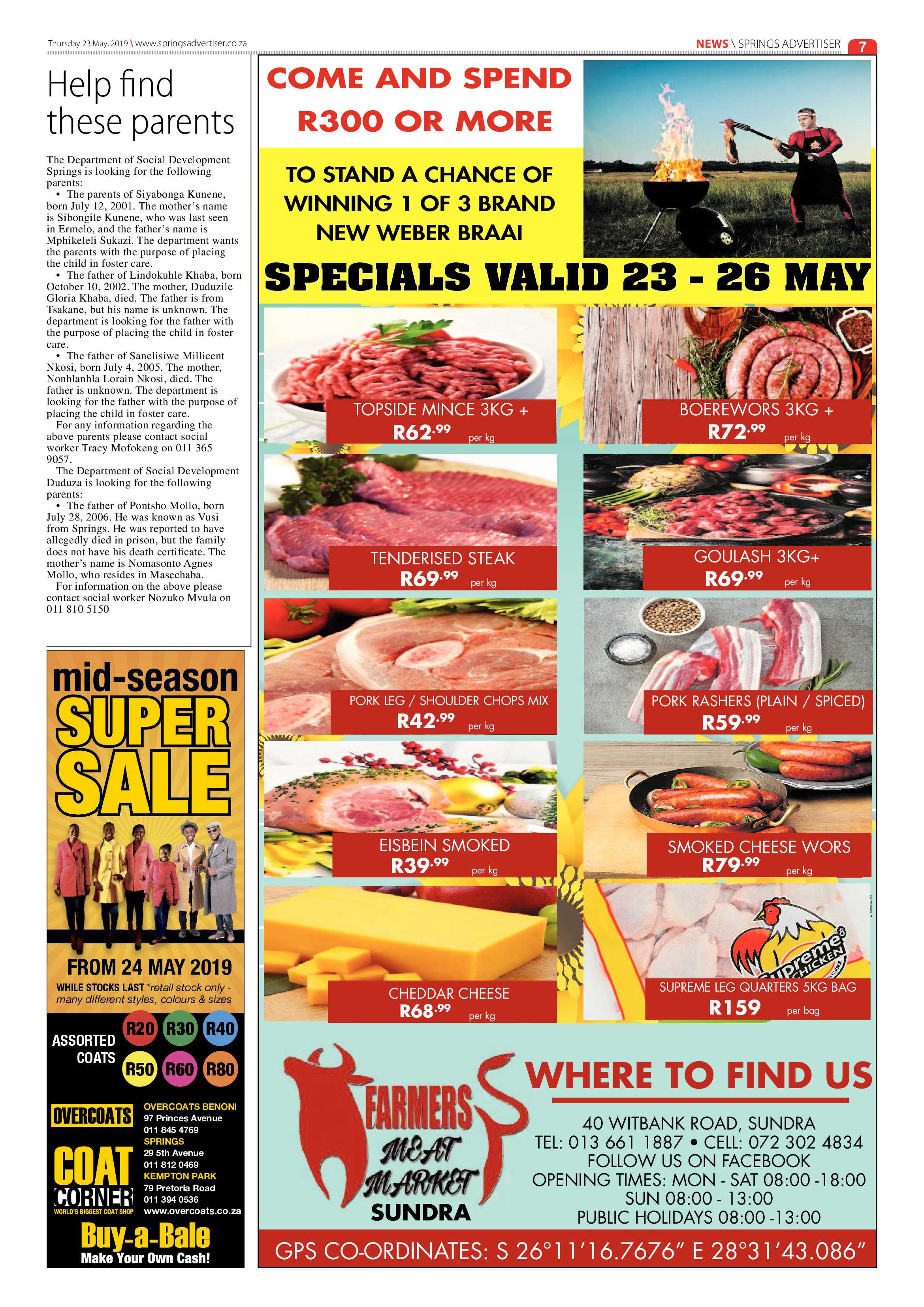 Springs Advertiser 23 May 2019 page 7