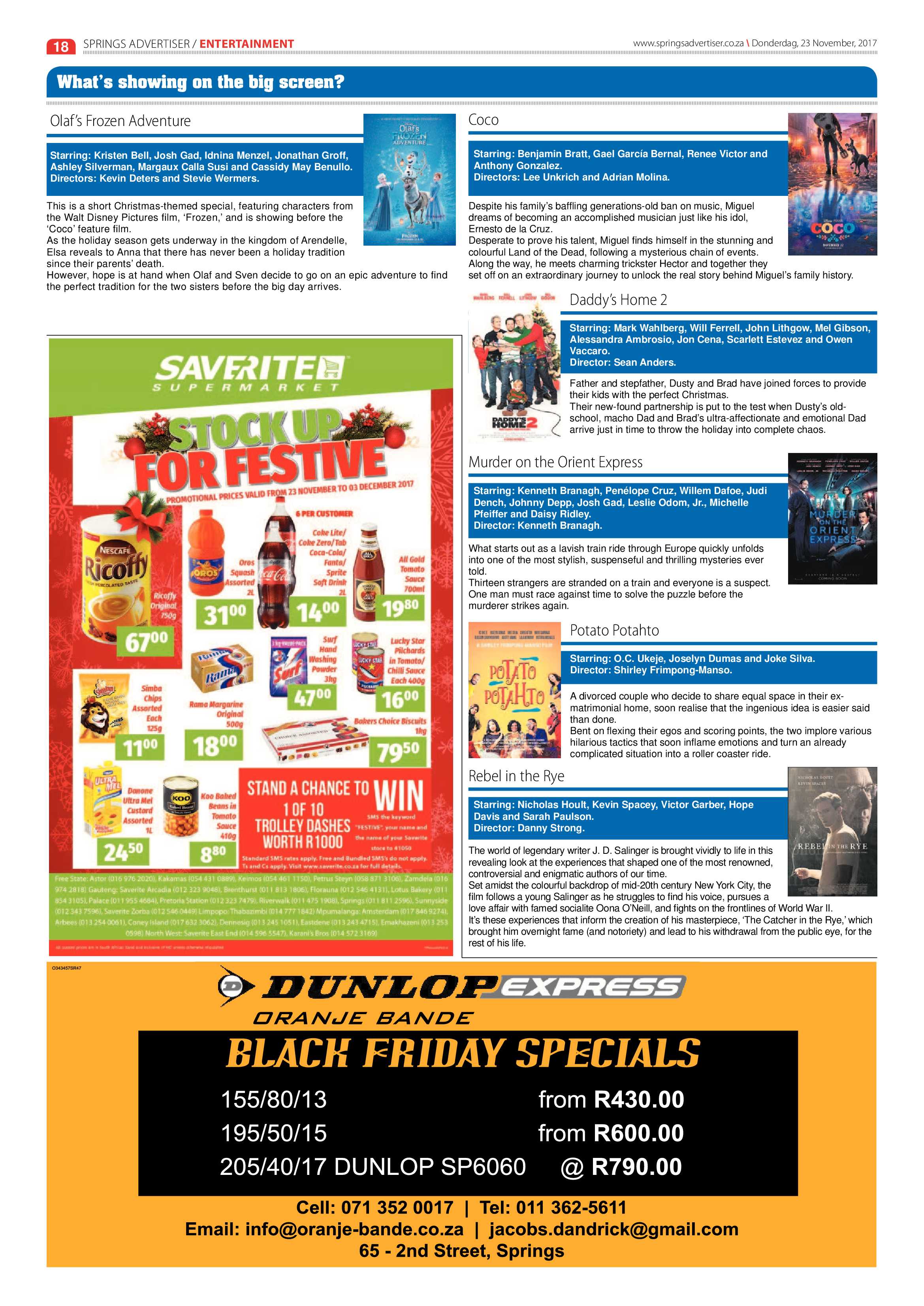 Springs Advertiser 23 November 2017 page 18