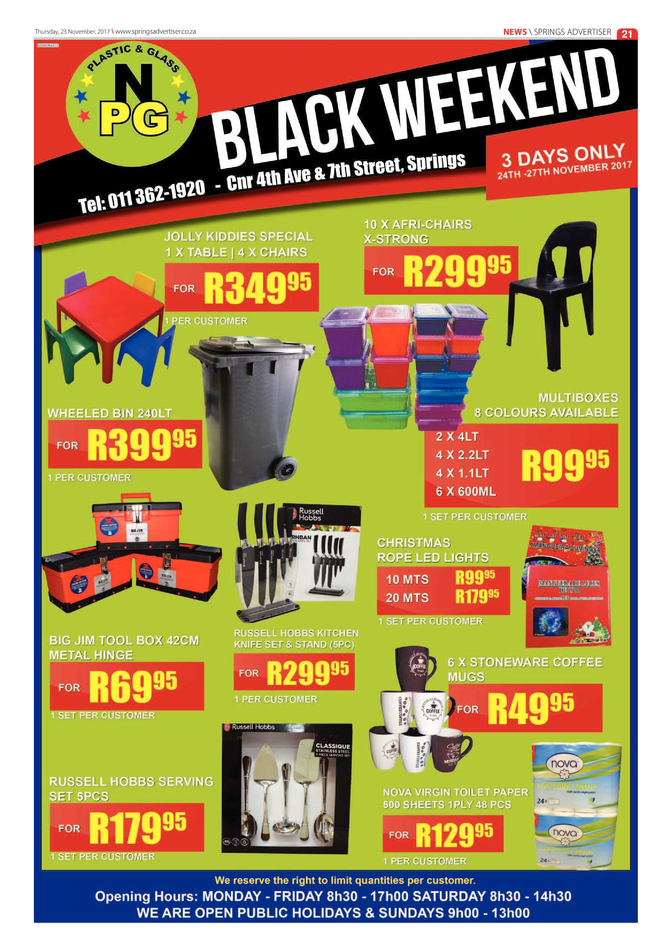 Springs Advertiser 23 November 2017 page 21