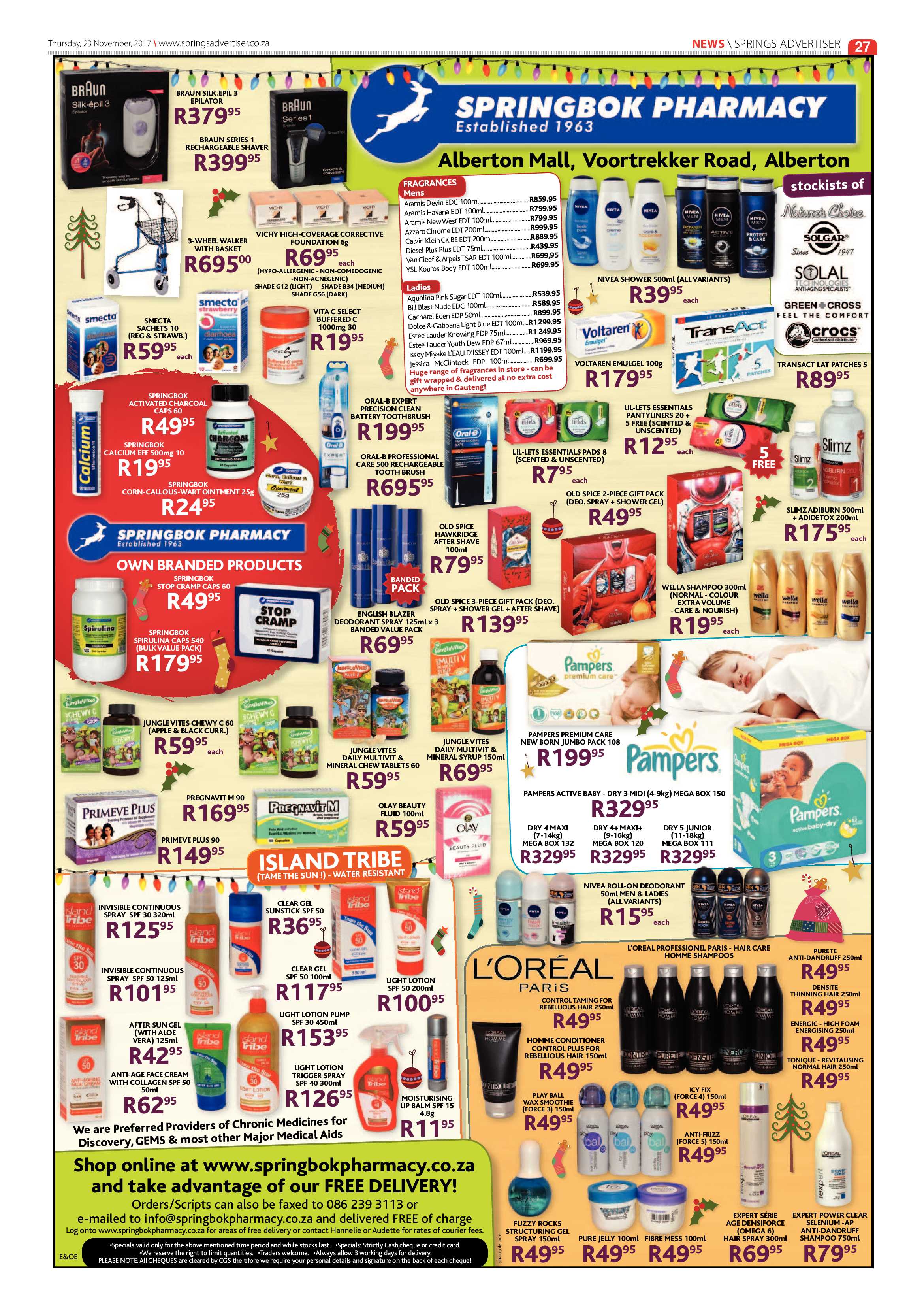 Springs Advertiser 23 November 2017 page 27