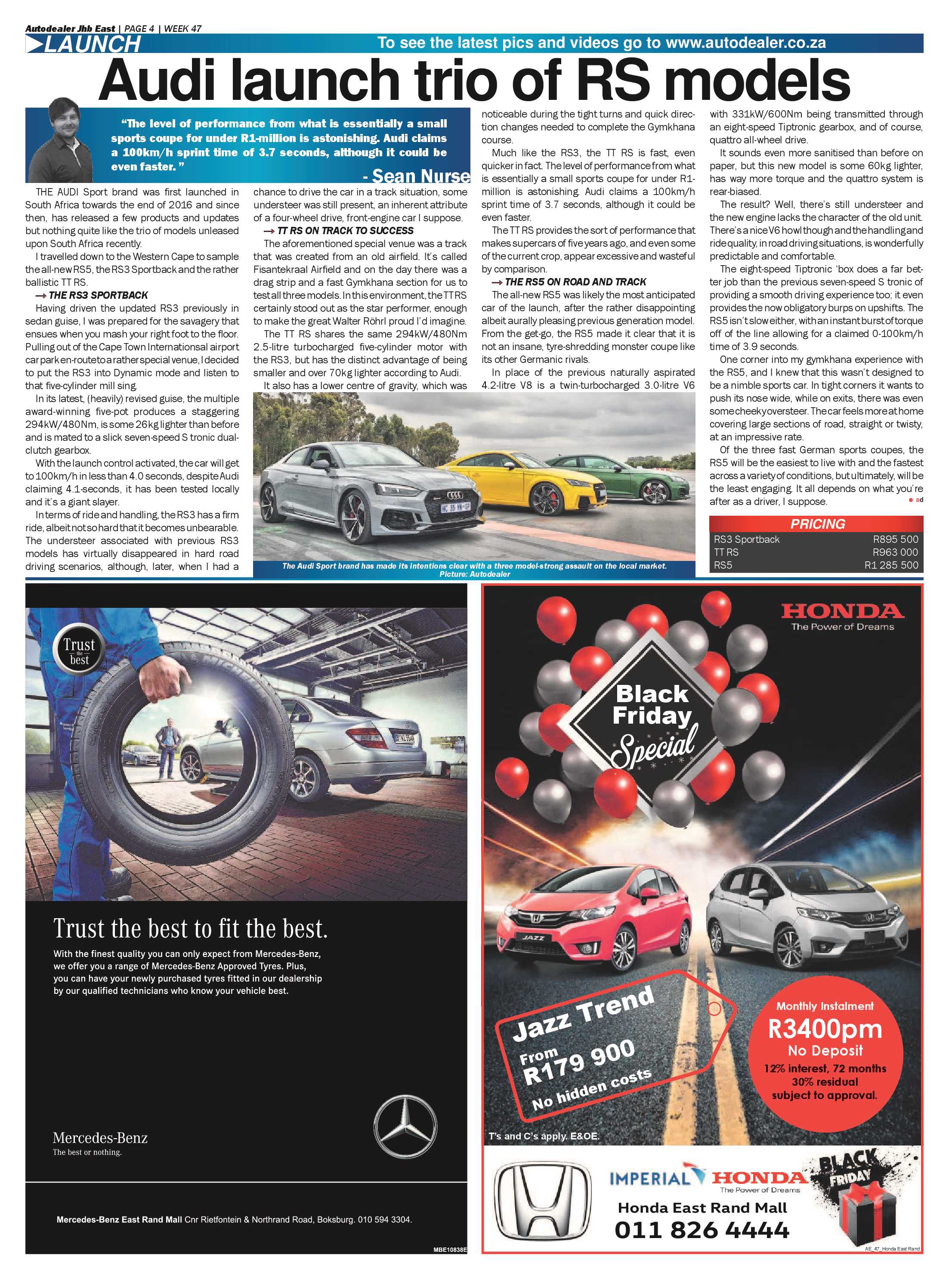 Springs Advertiser 23 November 2017 page 44