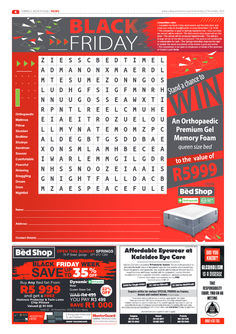 Springs Advertiser 23 November 2023 page 4