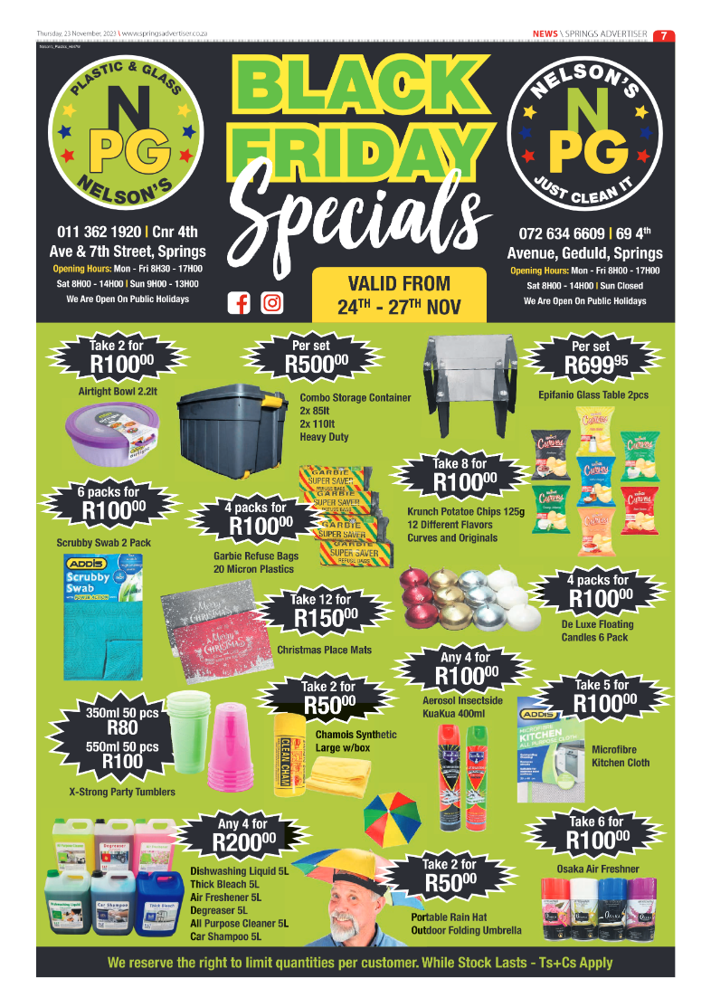 Springs Advertiser 23 November 2023 page 7