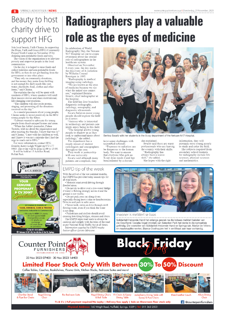 Springs Advertiser 23 November 2023 page 8