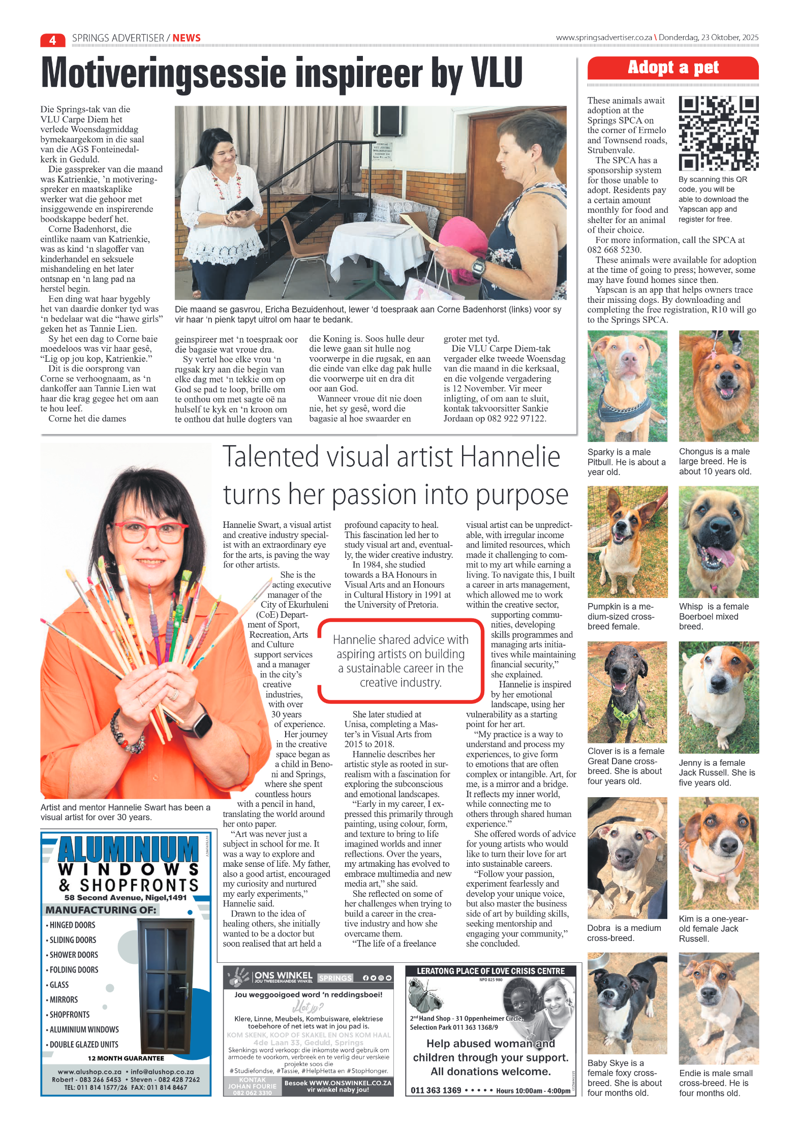 Springs Advertiser 23 October 2025 page 4