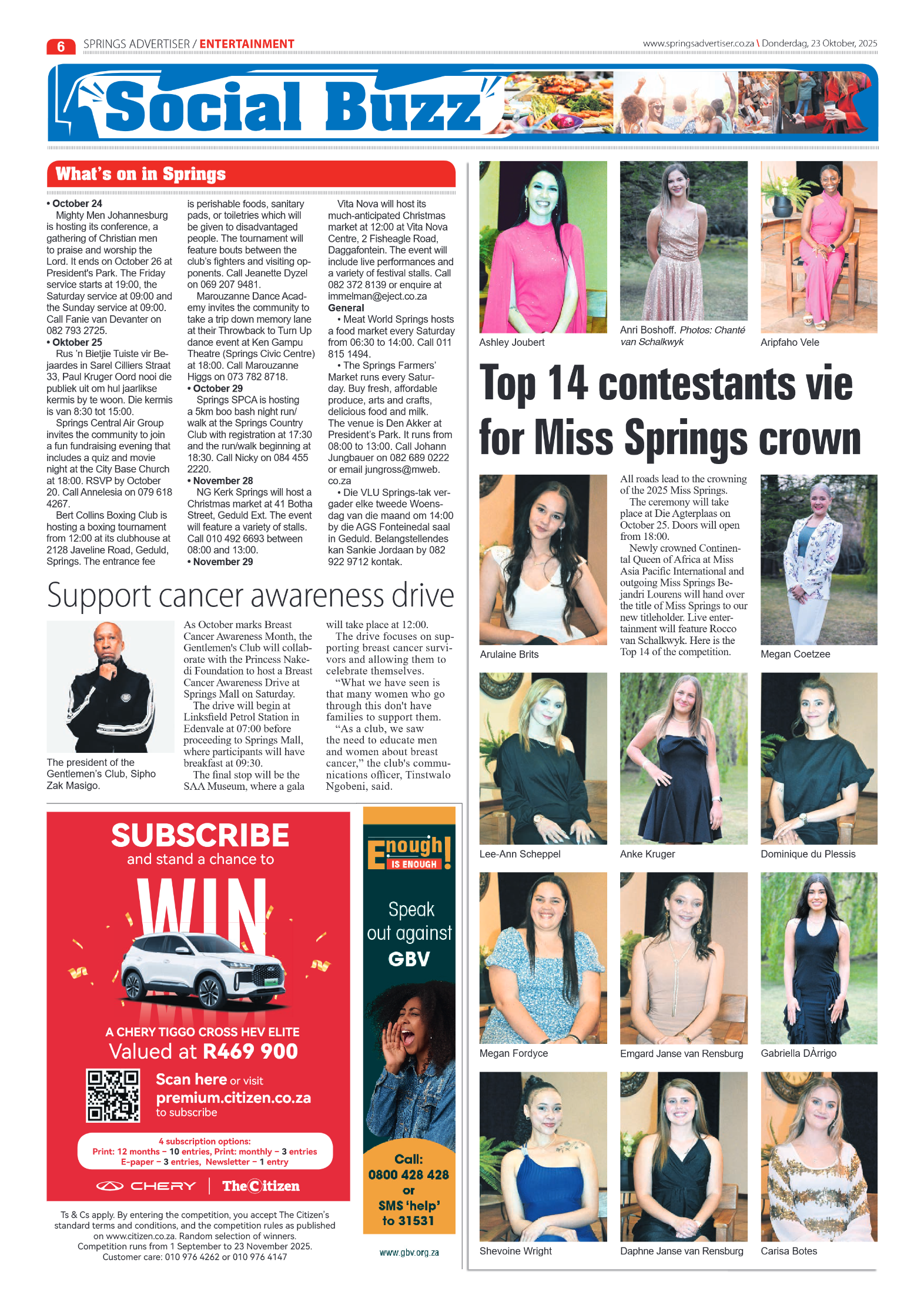 Springs Advertiser 23 October 2025 page 6