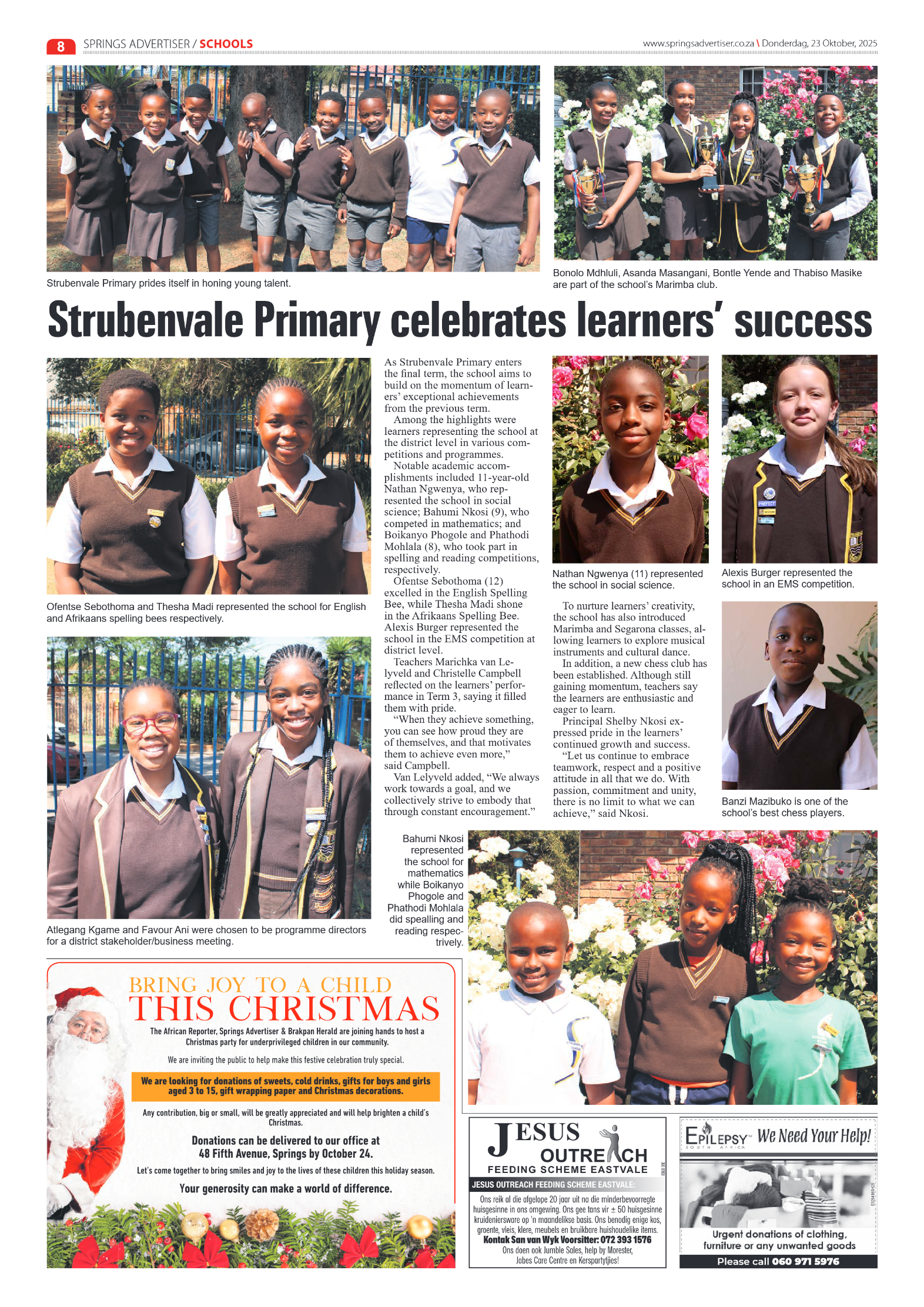 Springs Advertiser 23 October 2025 page 8