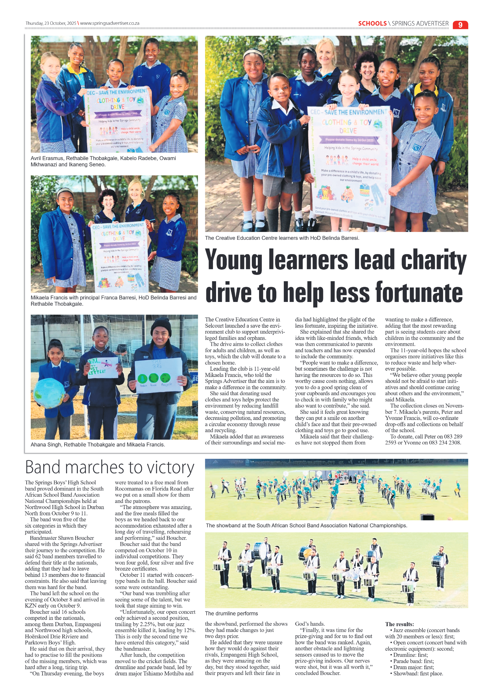 Springs Advertiser 23 October 2025 page 9