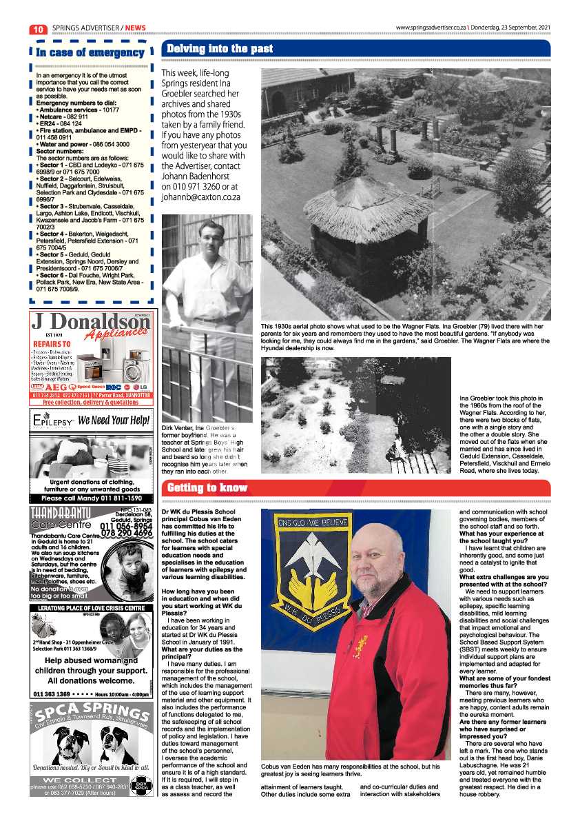 Springs Advertiser 23 September 2021 page 10