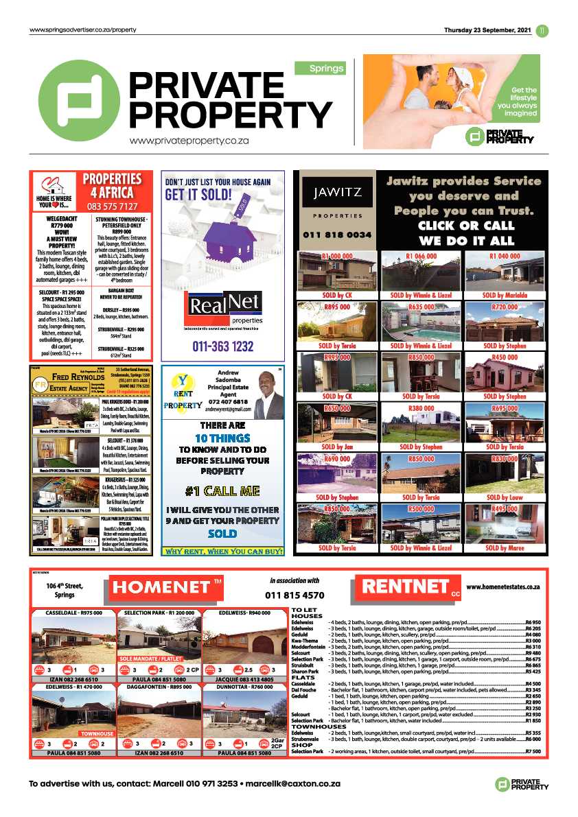 Springs Advertiser 23 September 2021 page 11