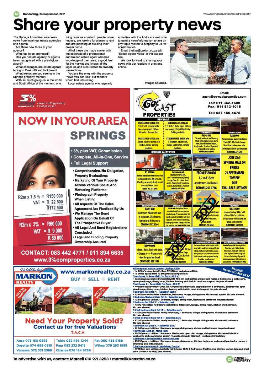 Springs Advertiser 23 September 2021 page 12