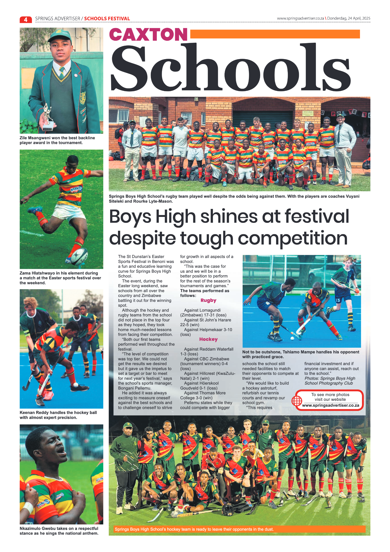 Springs Advertiser 24 Apil 2025 page 4