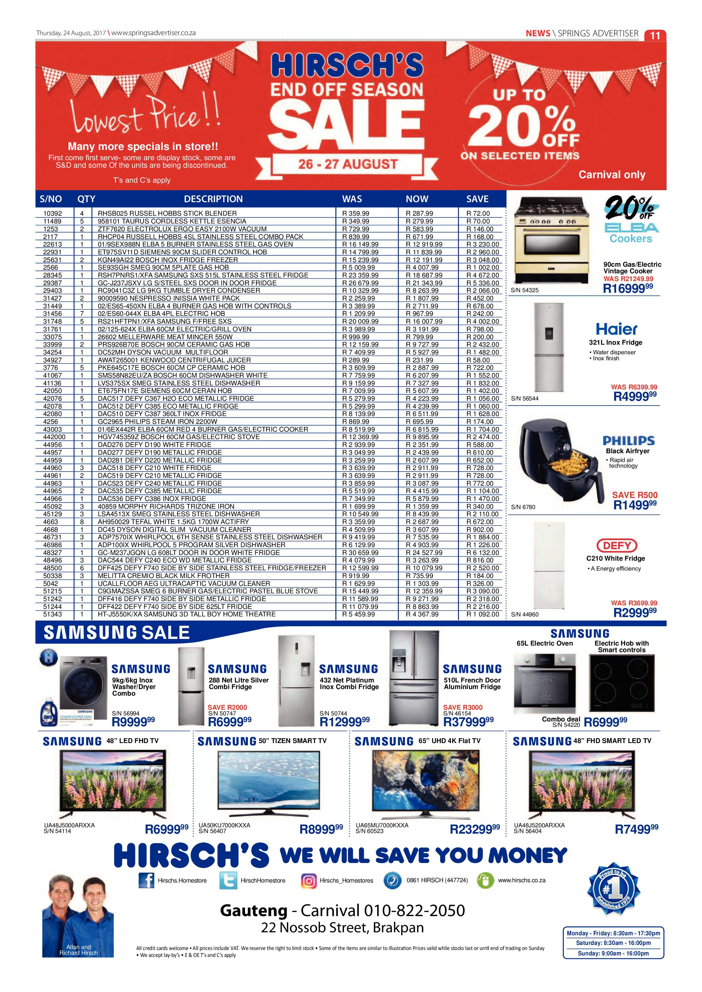 Springs Advertiser 24 August 2017 page 13