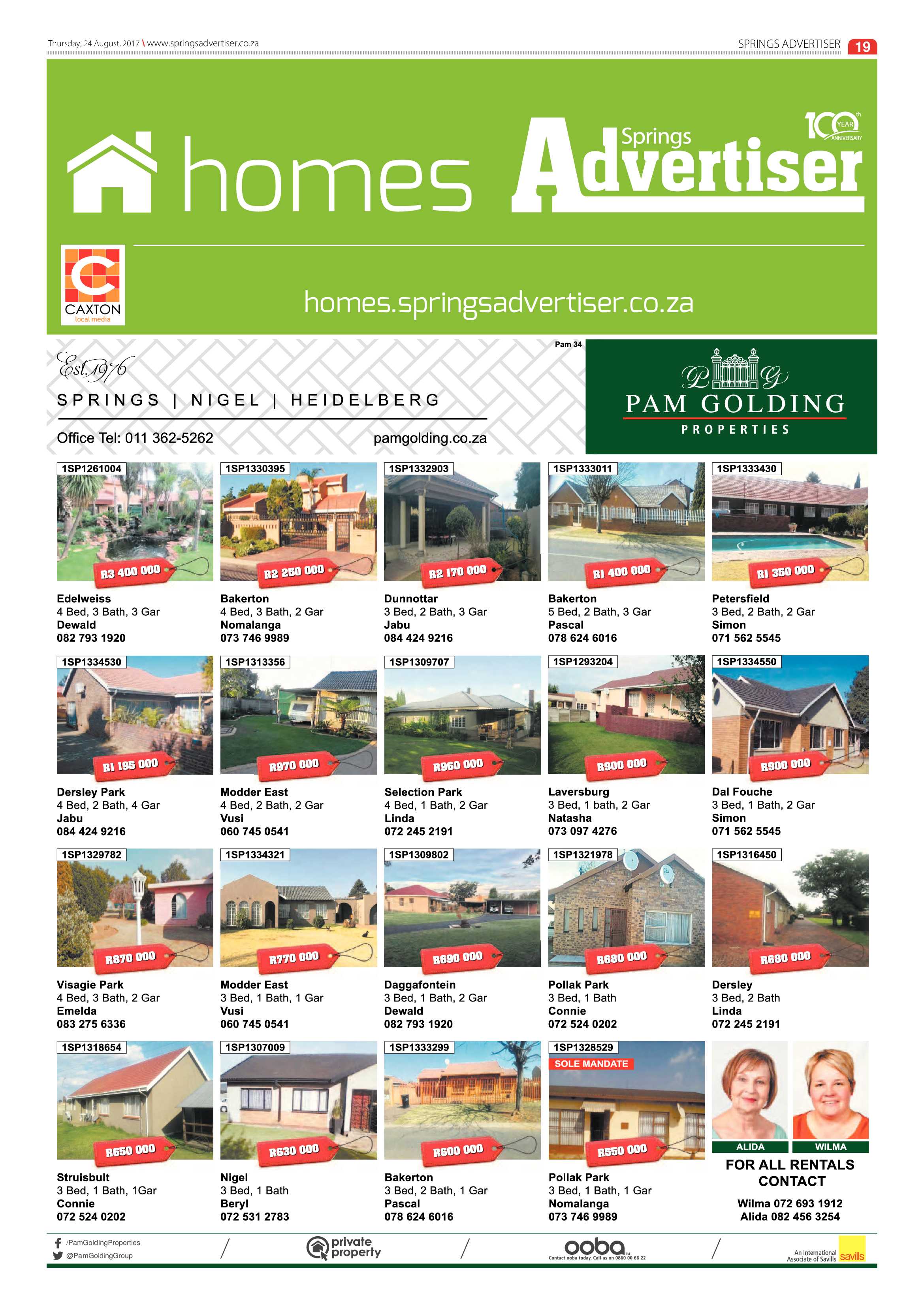 Springs Advertiser 24 August 2017 page 21