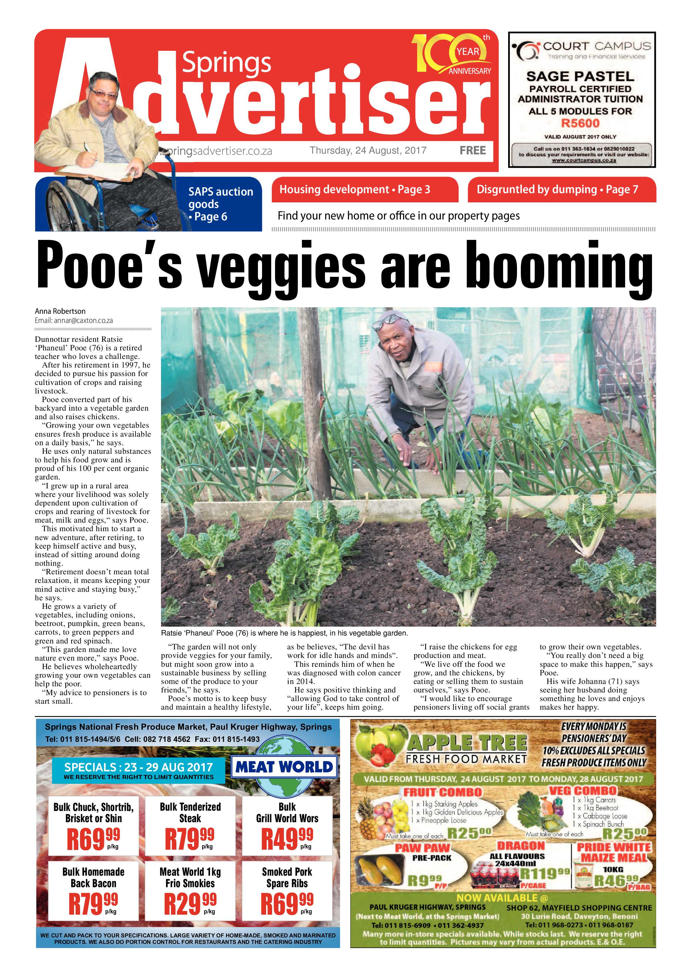 Springs Advertiser 24 August 2017 page 3