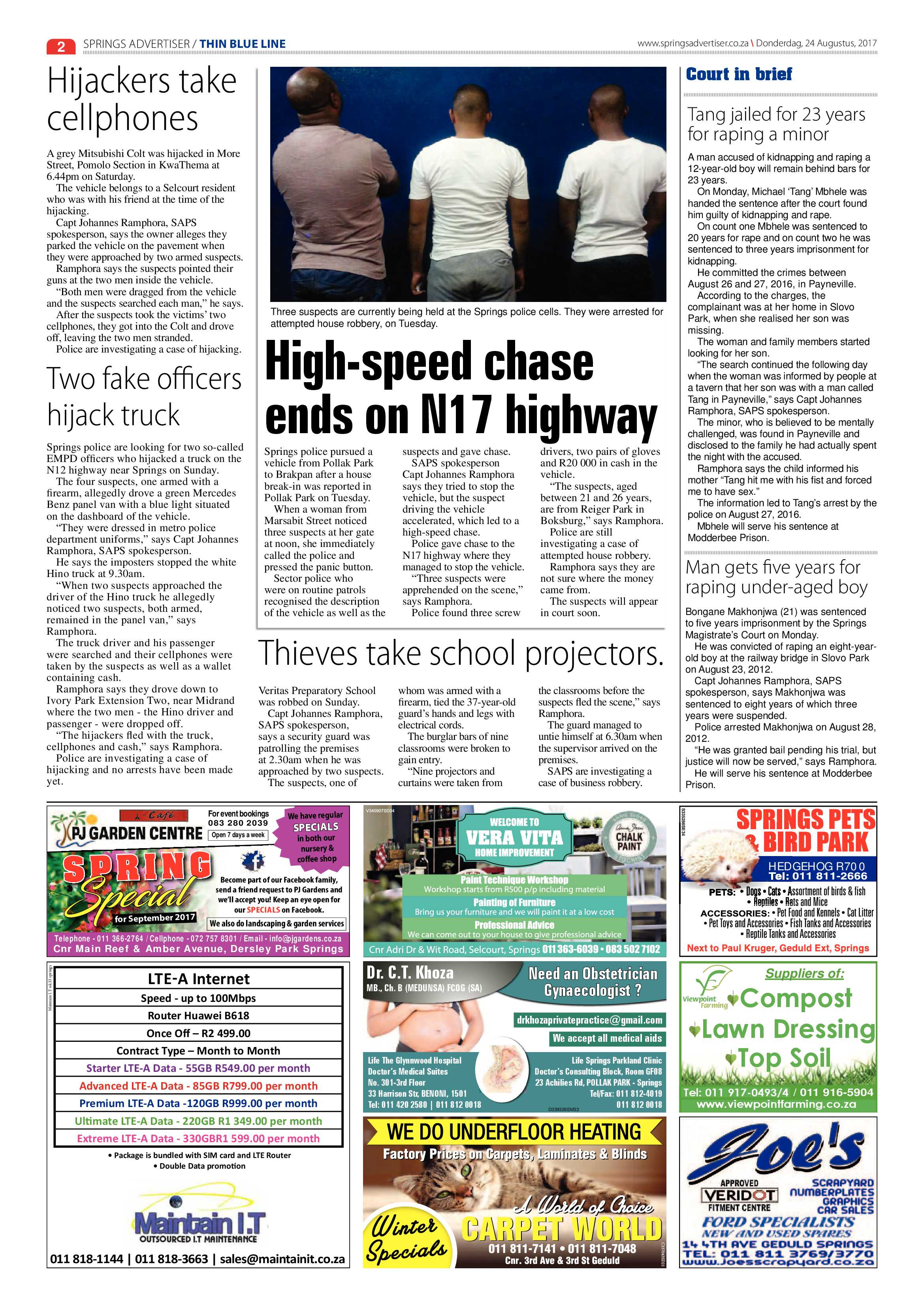 Springs Advertiser 24 August 2017 page 4