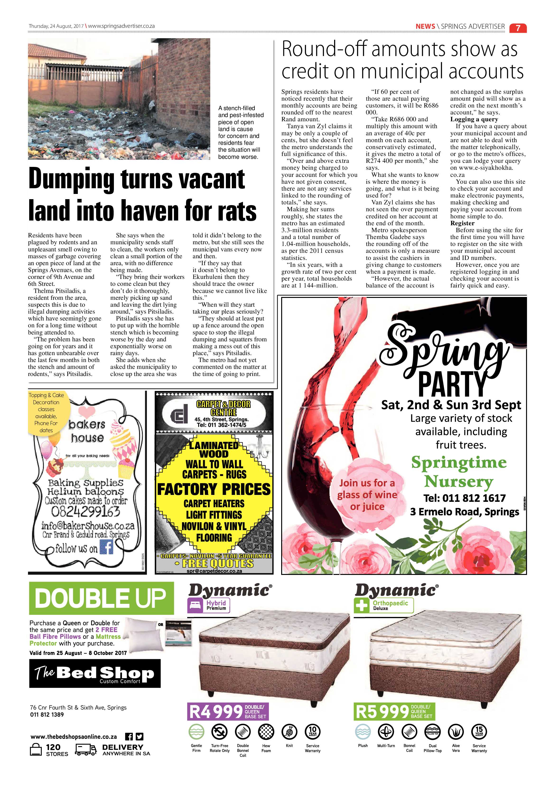 Springs Advertiser 24 August 2017 page 9
