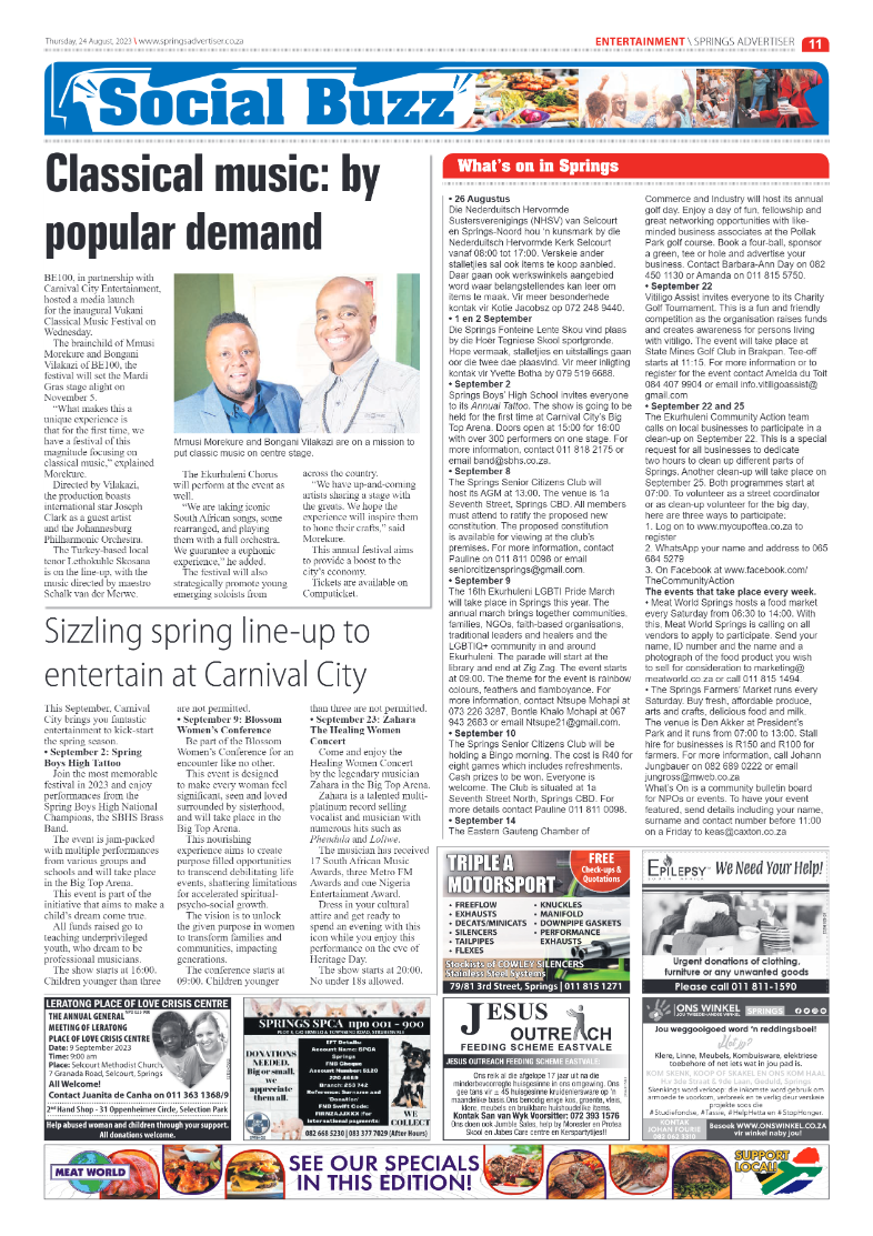 Springs Advertiser 24 August 2023 page 11