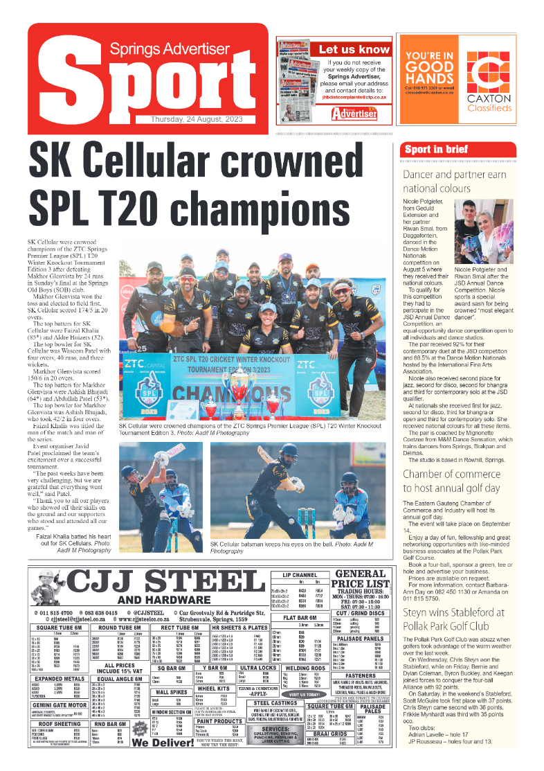 Springs Advertiser 24 August 2023 page 12