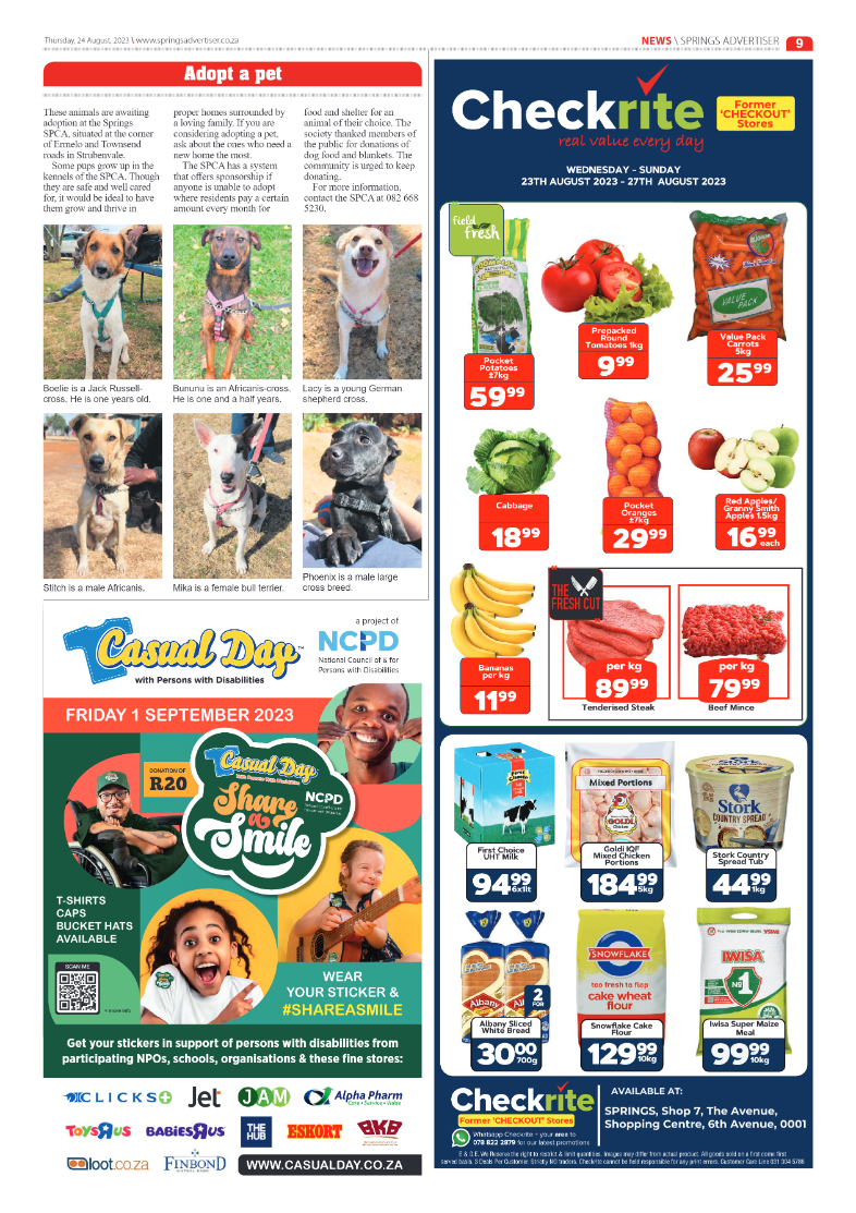 Springs Advertiser 24 August 2023 page 9
