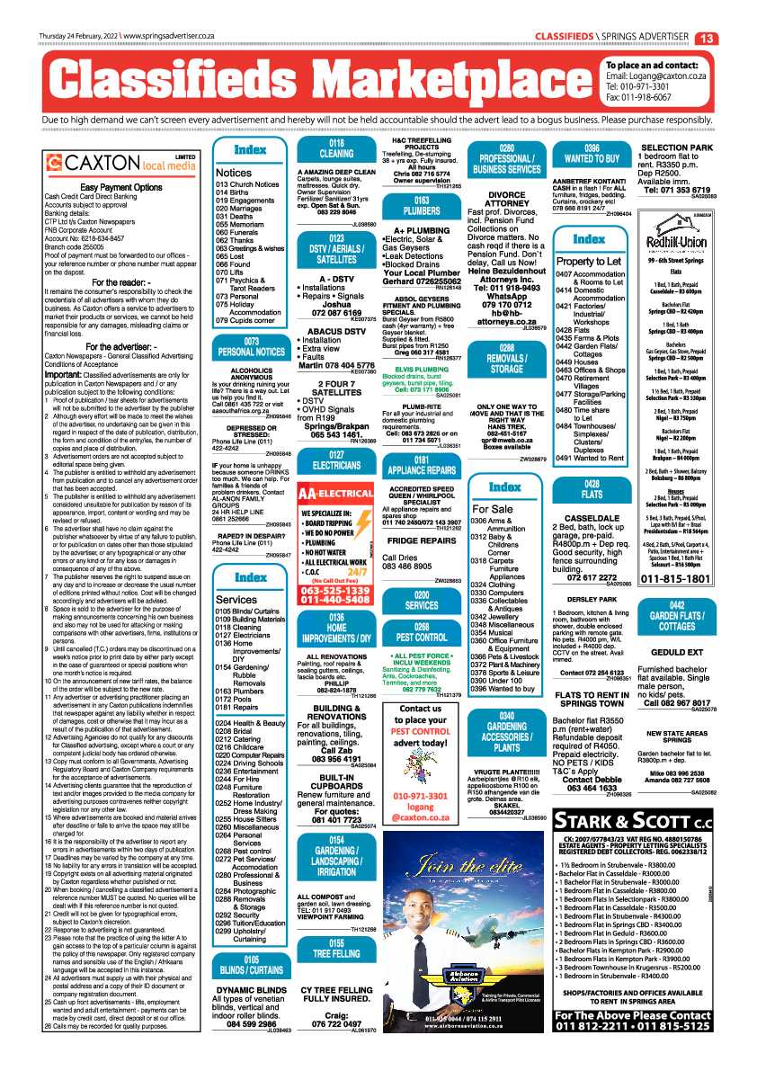 Springs Advertiser 24 February 2022 page 14