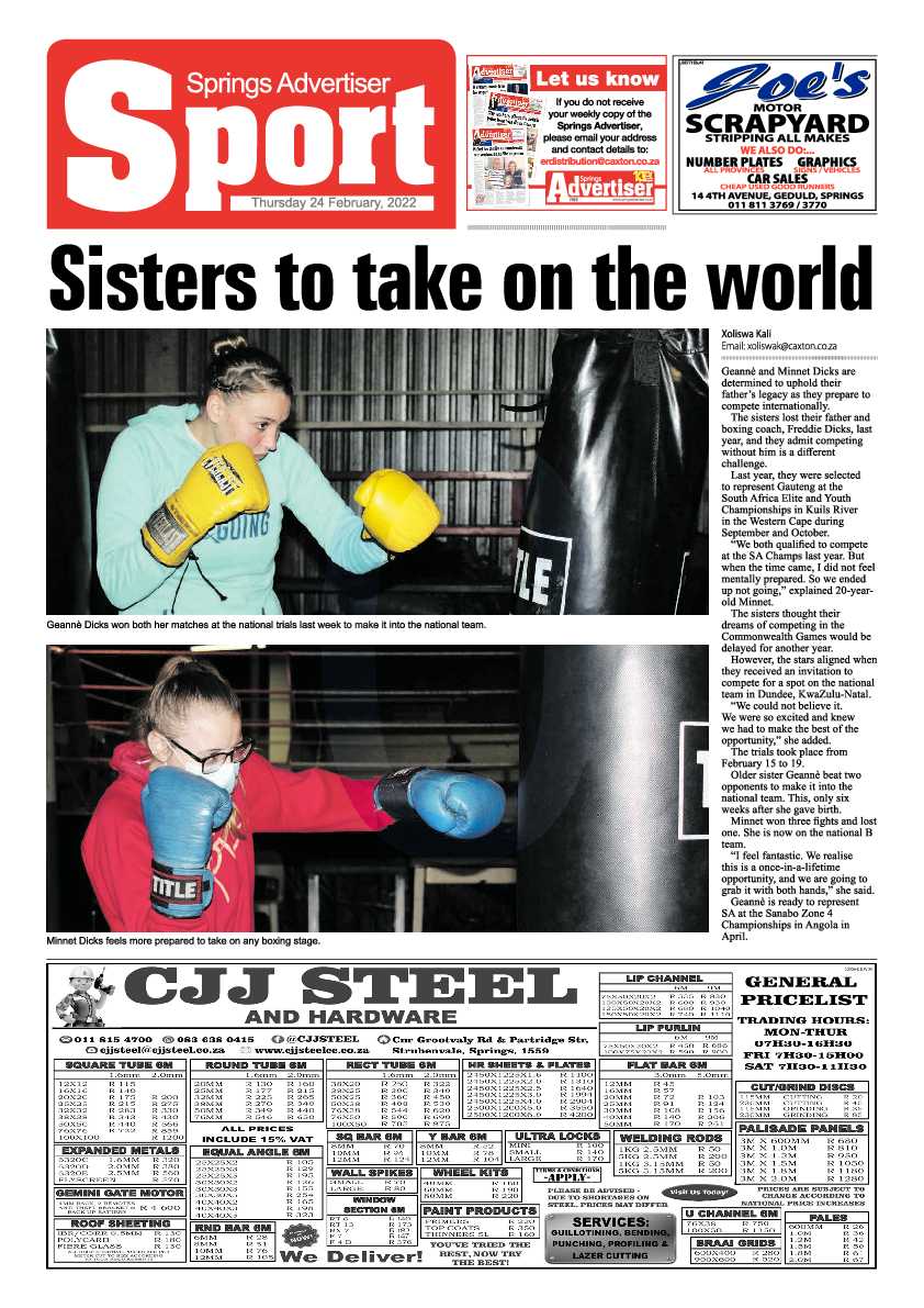 Springs Advertiser 24 February 2022 page 17