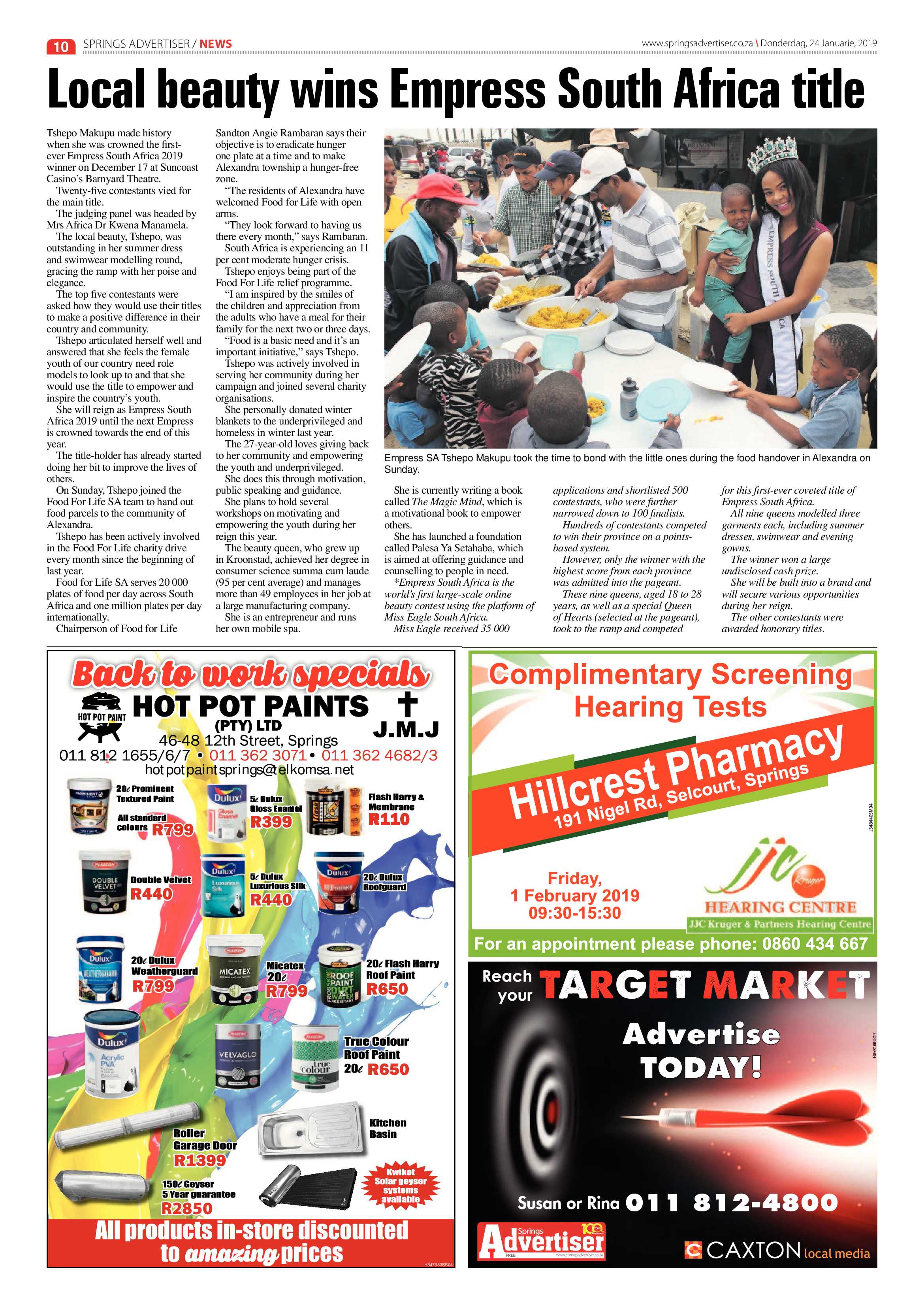 Springs Advertiser 24 January 2019 page 10