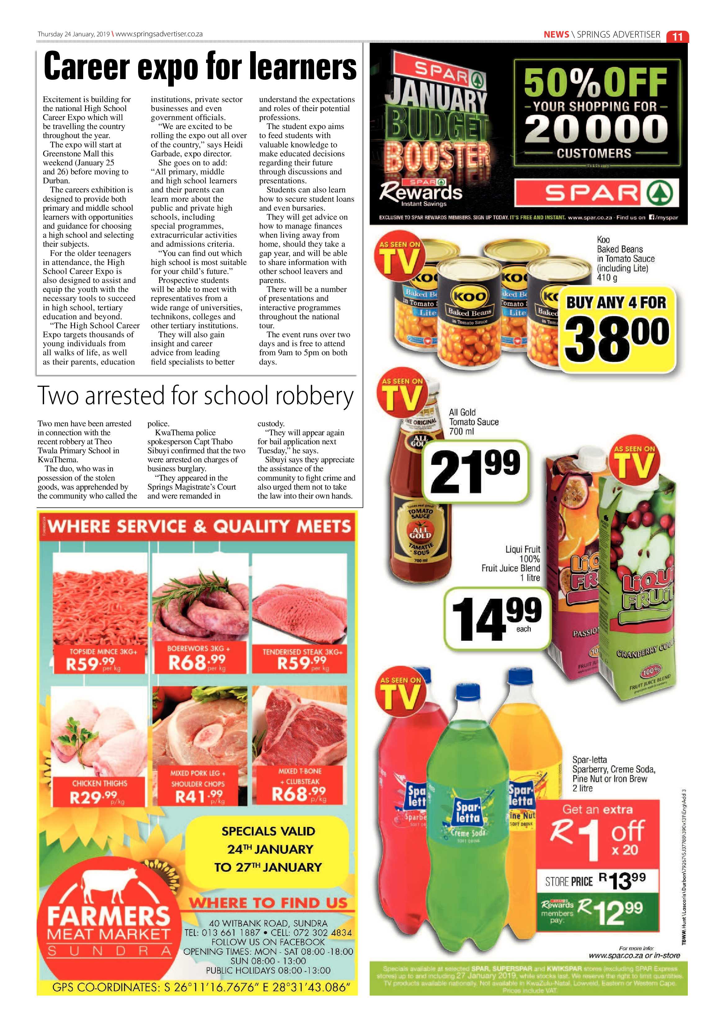 Springs Advertiser 24 January 2019 page 11