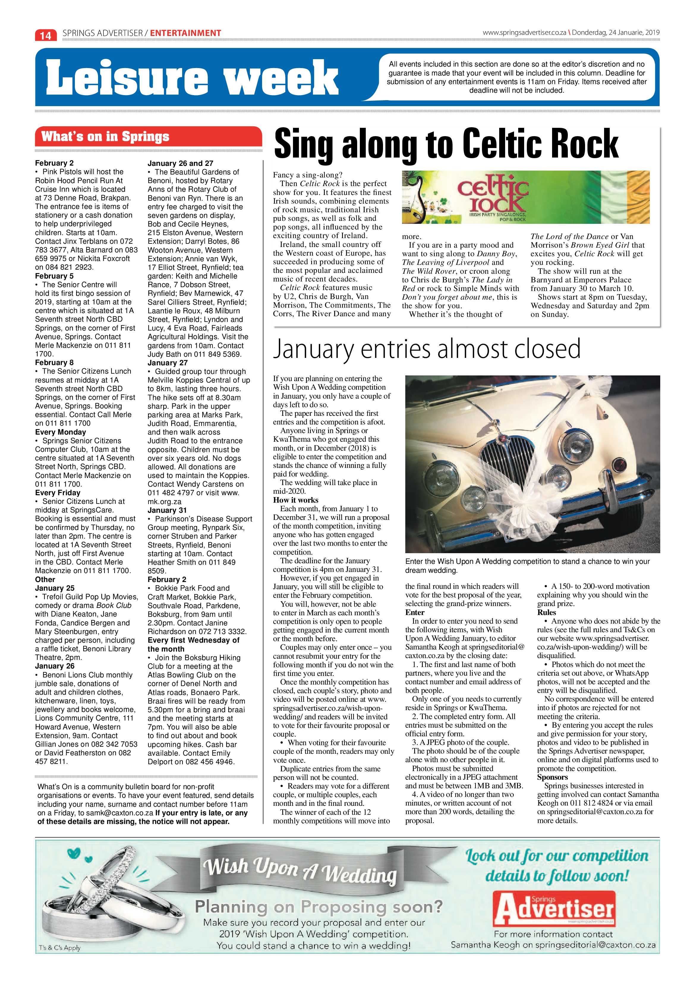 Springs Advertiser 24 January 2019 page 14