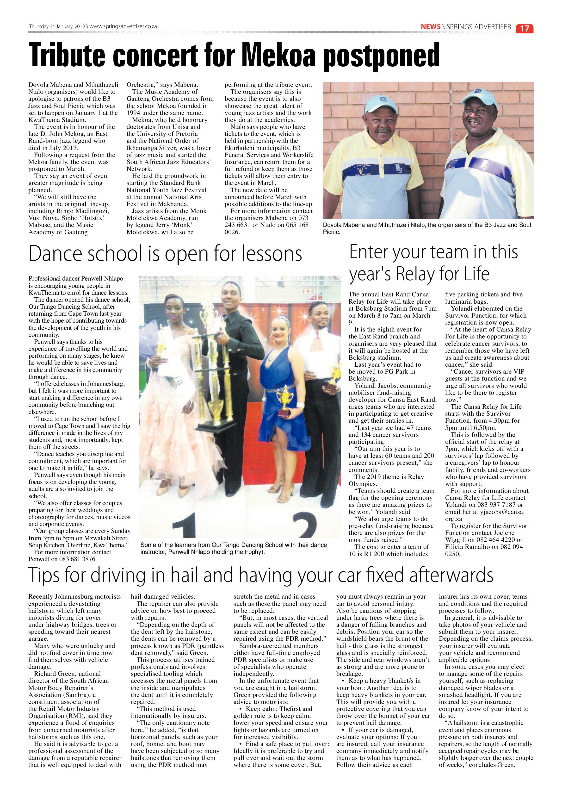 Springs Advertiser 24 January 2019 page 17