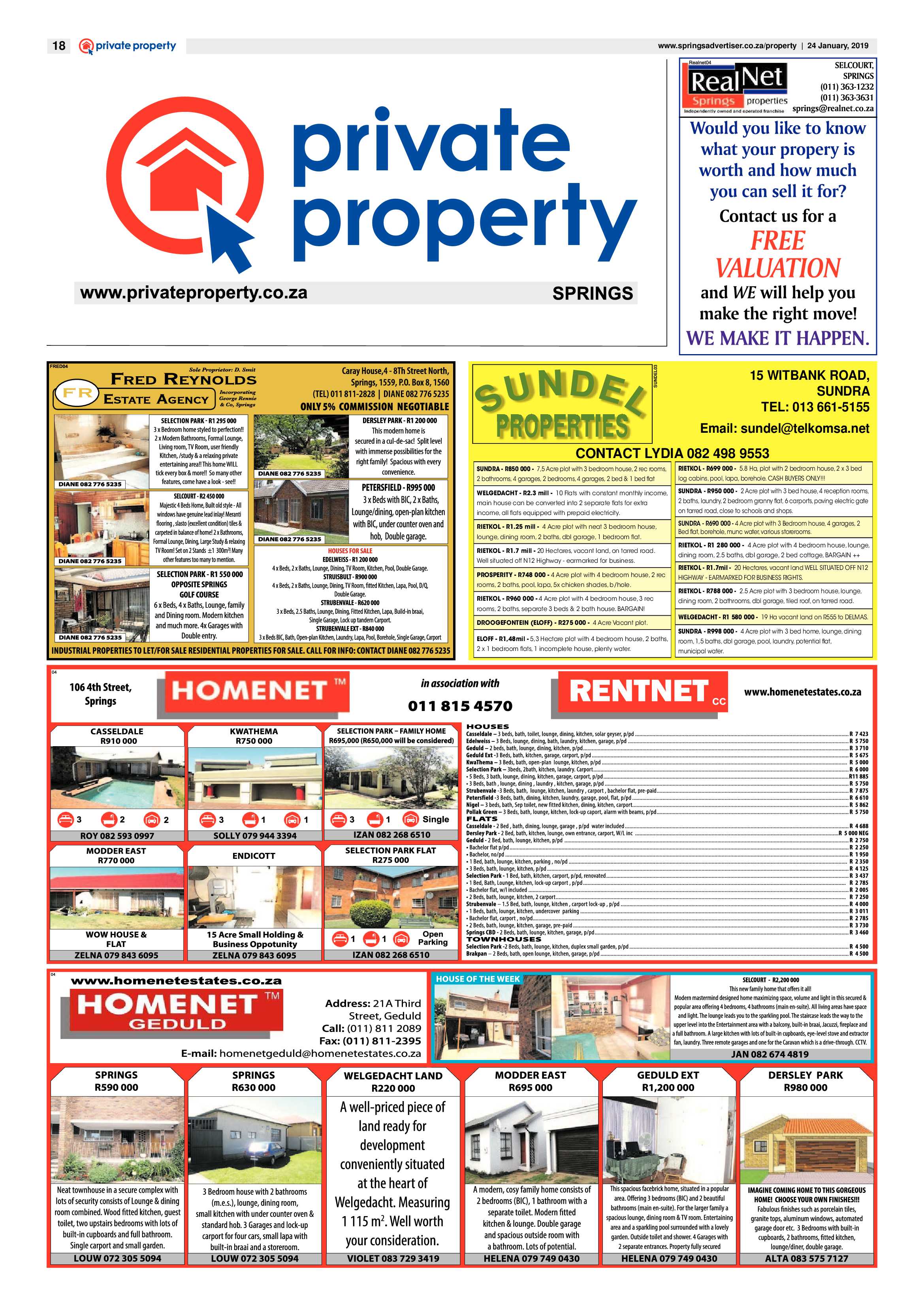 Springs Advertiser 24 January 2019 page 18