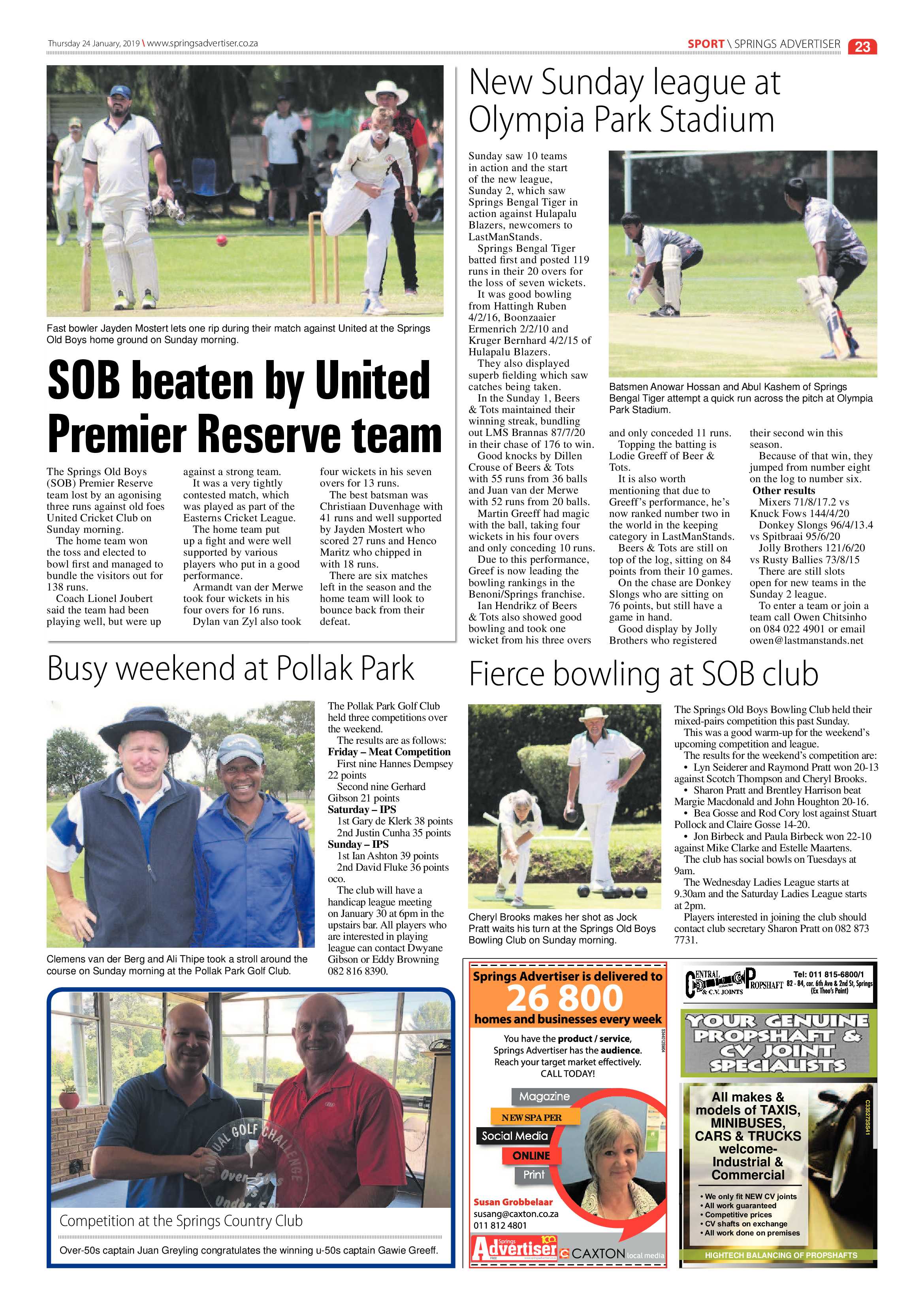 Springs Advertiser 24 January 2019 page 23