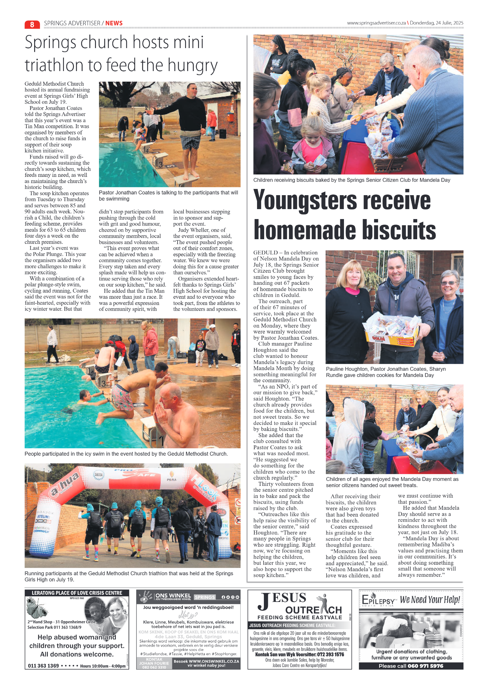 Springs Advertiser 24 July 2025 page 8