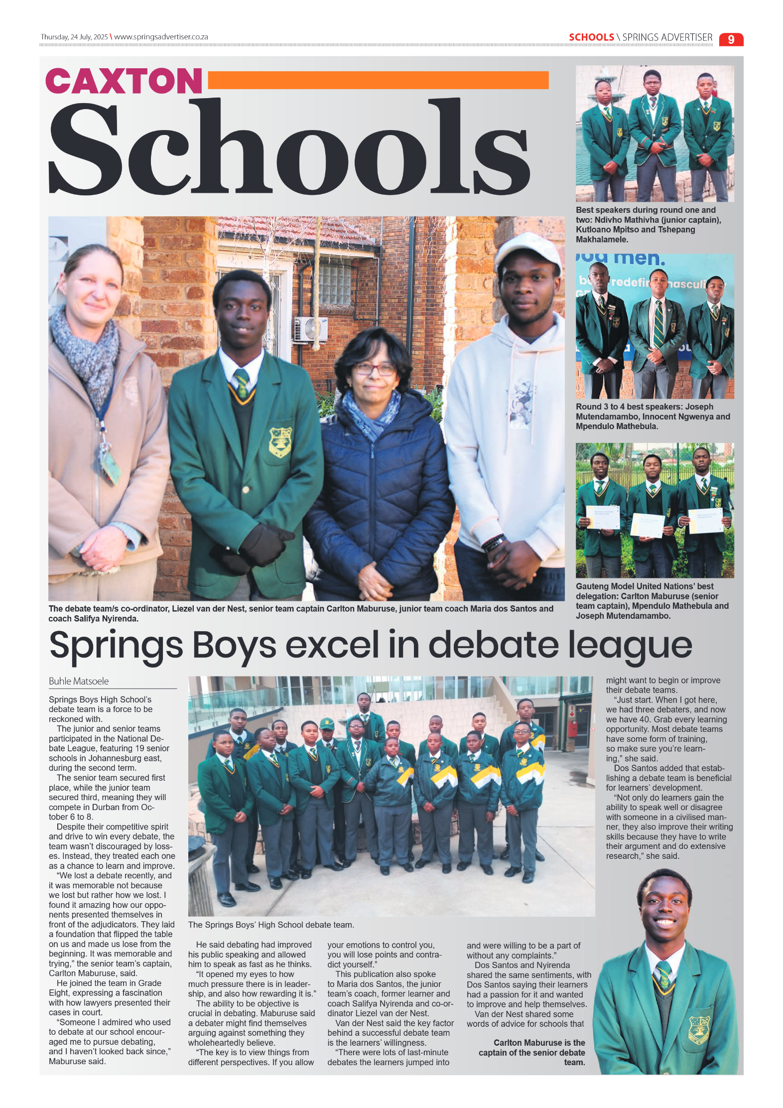 Springs Advertiser 24 July 2025 page 9