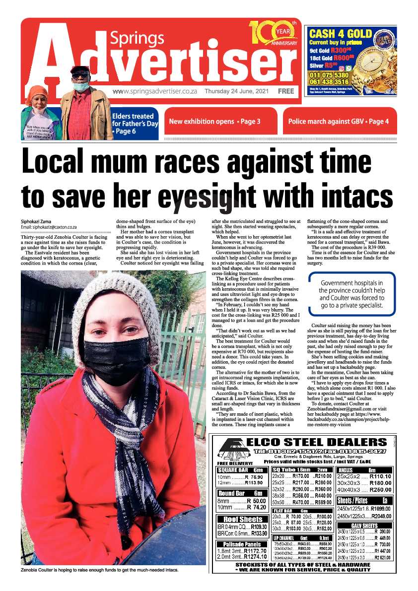 Springs Advertiser 24 June 2021 page 1