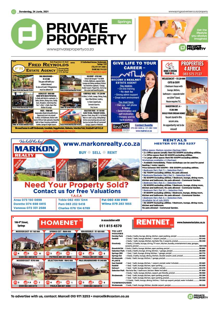 Springs Advertiser 24 June 2021 page 10