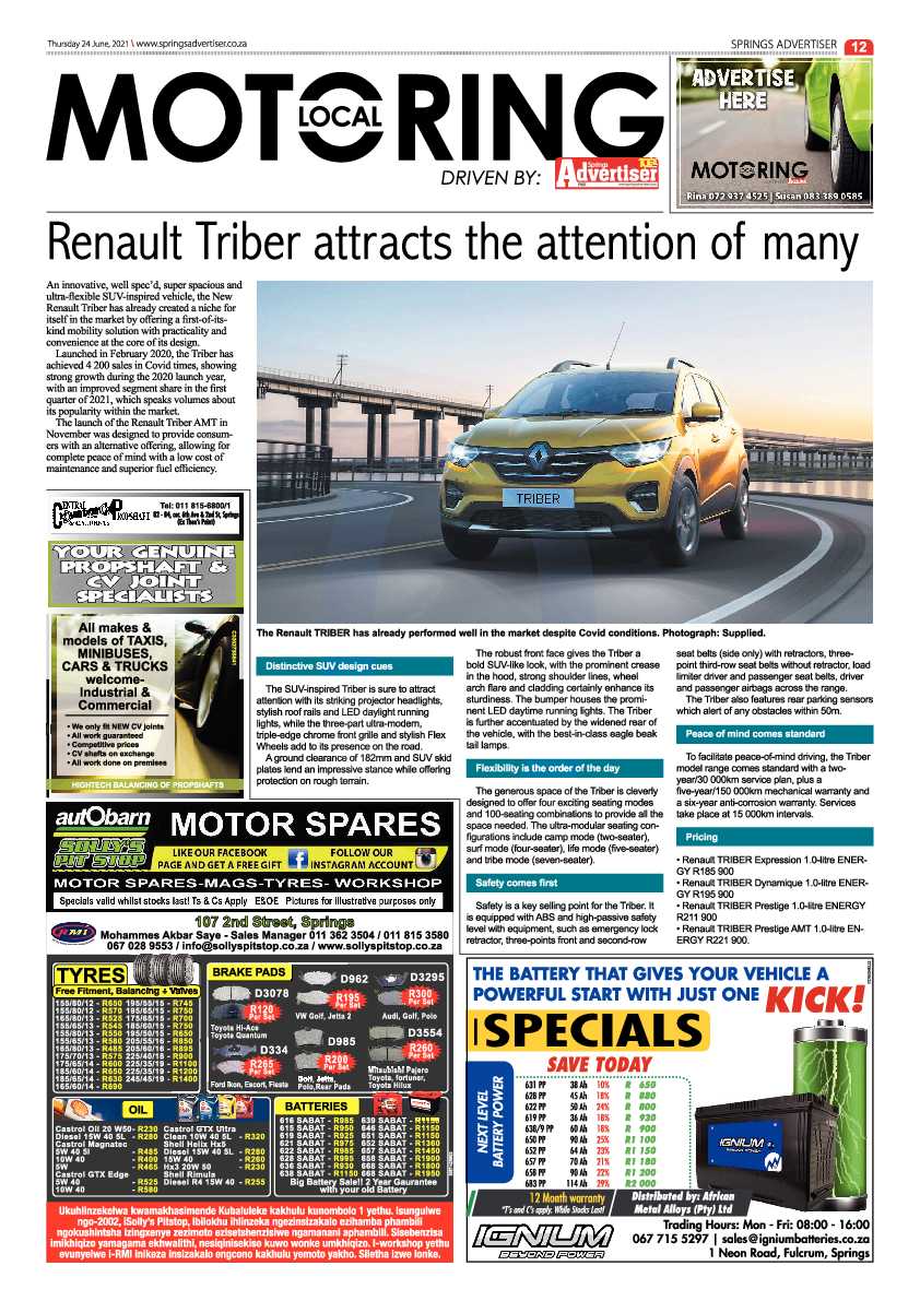 Springs Advertiser 24 June 2021 page 12