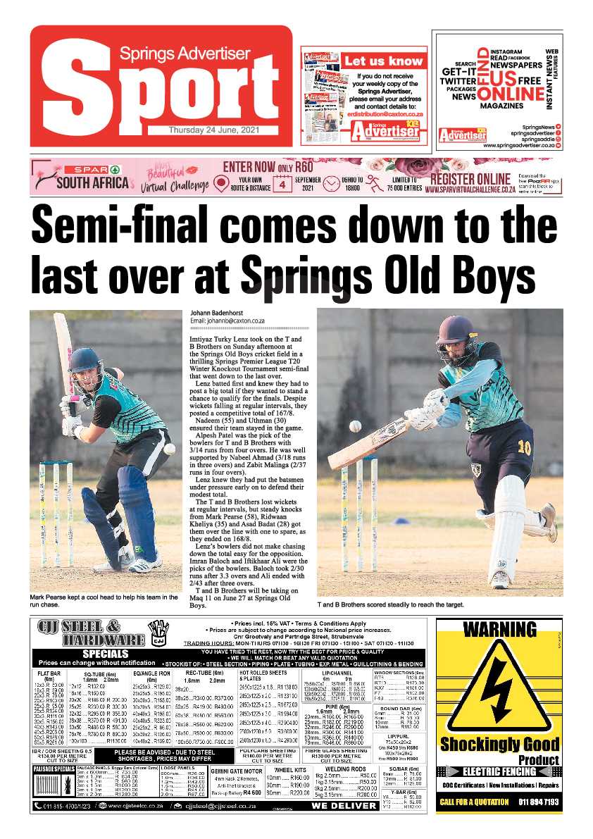 Springs Advertiser 24 June 2021 page 16
